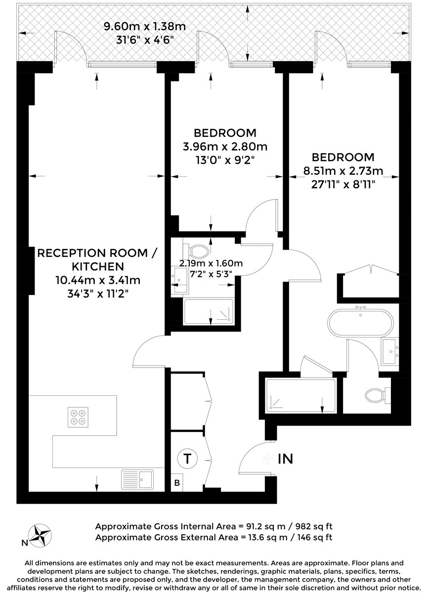 2 Bedrooms Flat for sale in Queen's Wharf, 2 Crisp Road W6