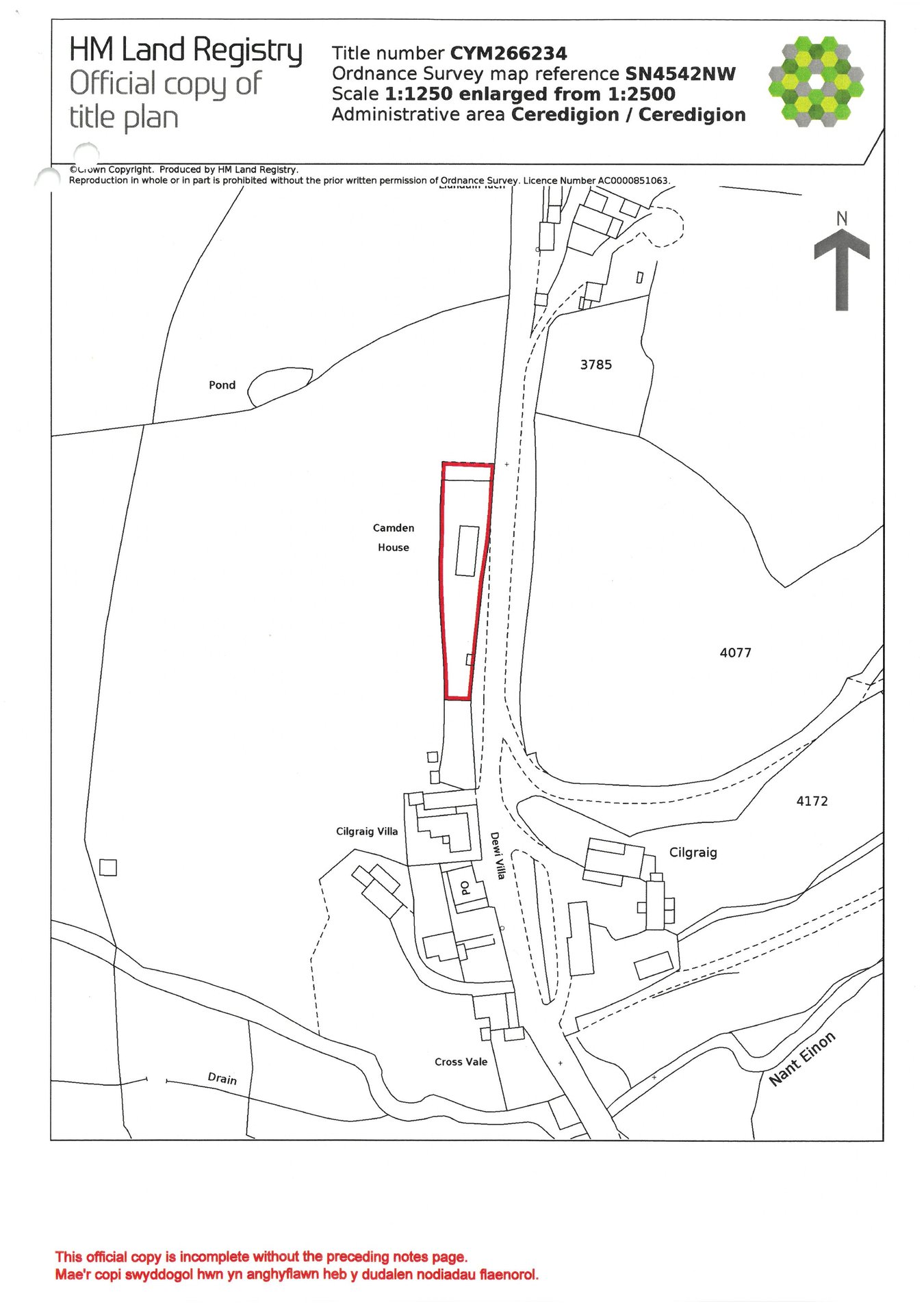Camden, Capel Dewi, Llandysul floorplan