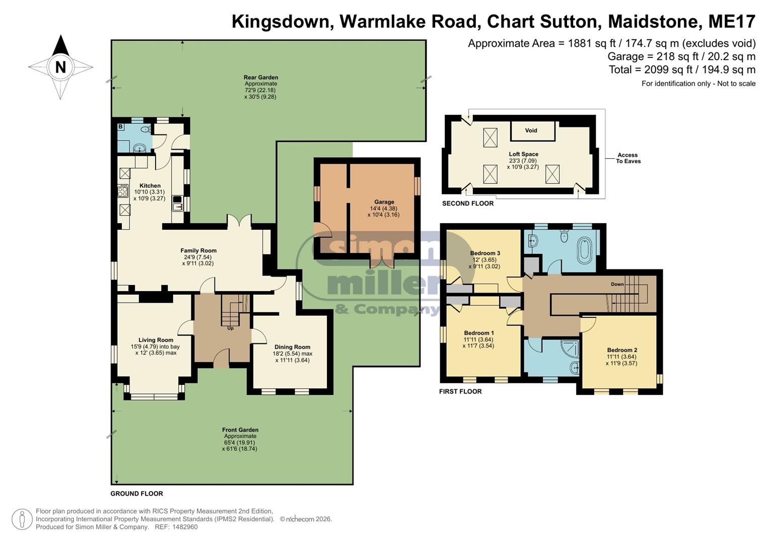 Kingsdown, Warmlake Road, Maidstone floorplan