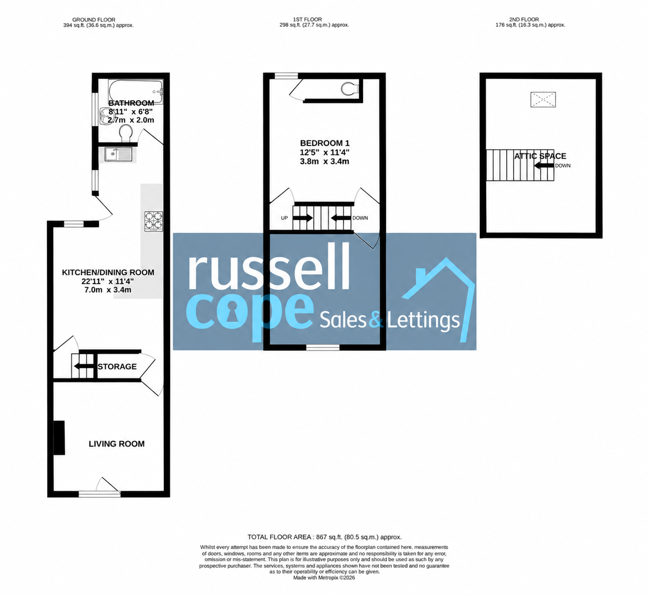 93, Wootton Street, Bedworth floorplan