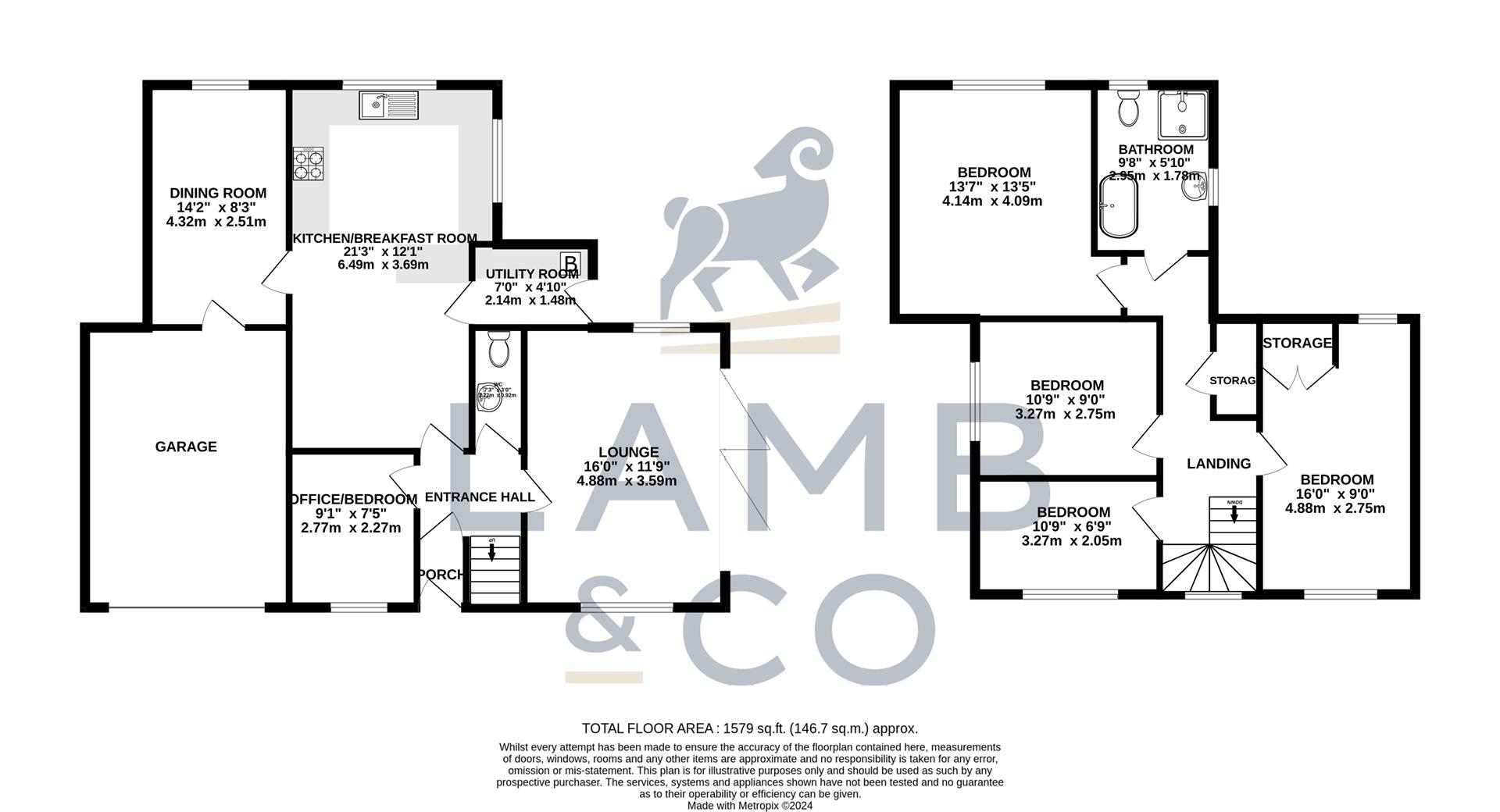 17, James Gardens, St. Osyth floorplan
