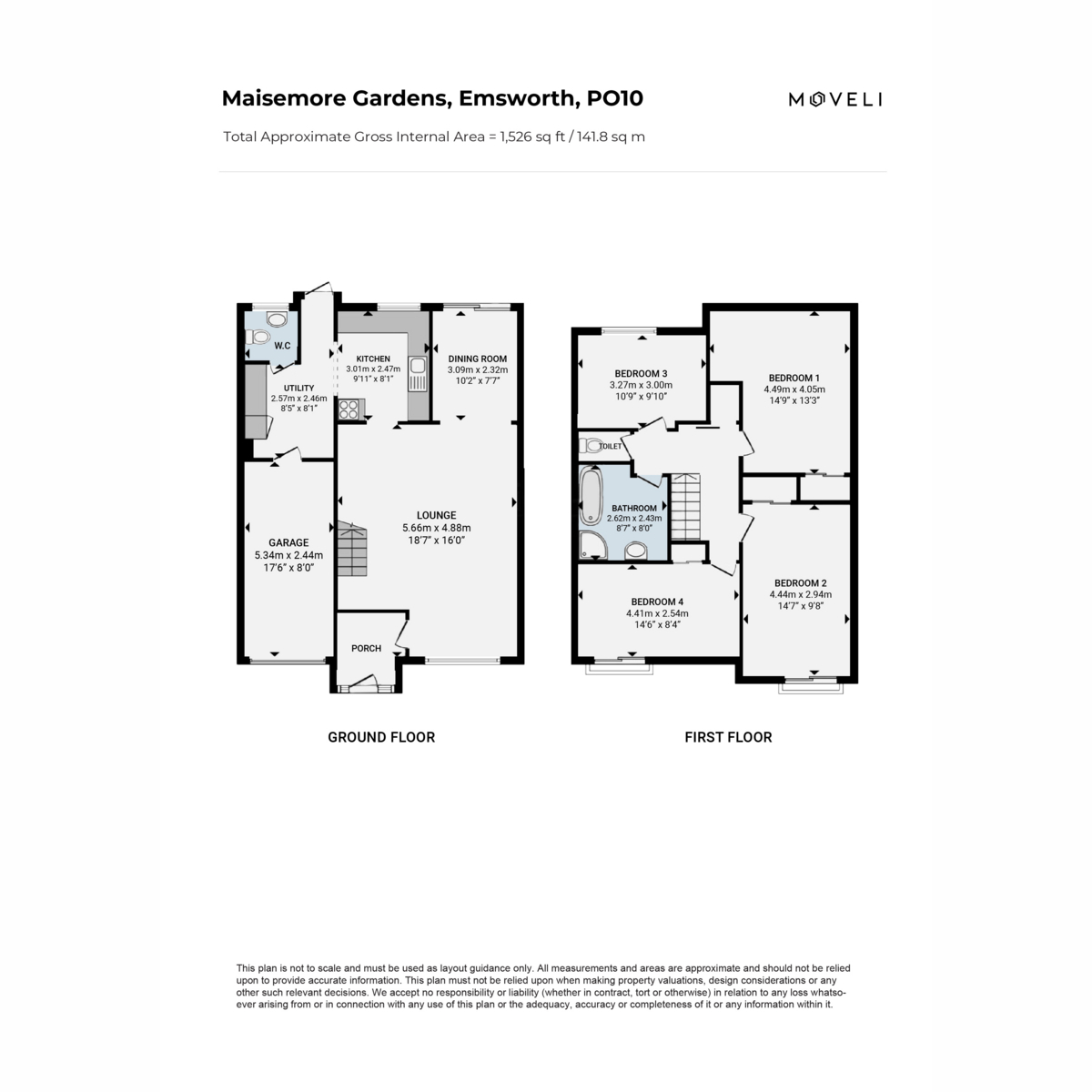3, Maisemore Gardens, Emsworth floorplan