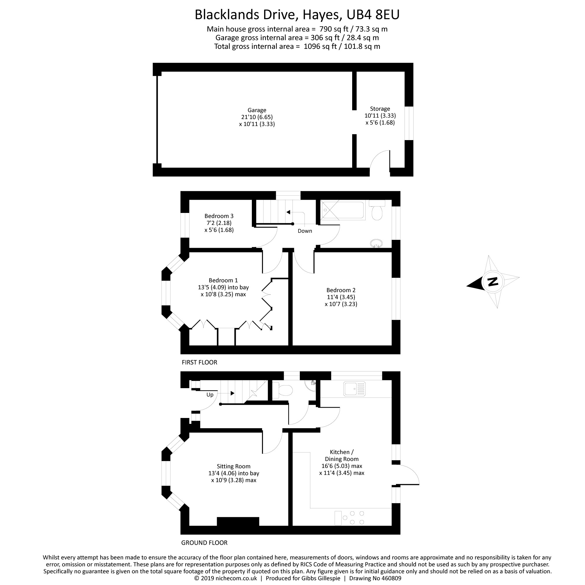 3 Bedrooms Semi-detached house for sale in Blacklands Drive, Hayes, Middlesex UB4