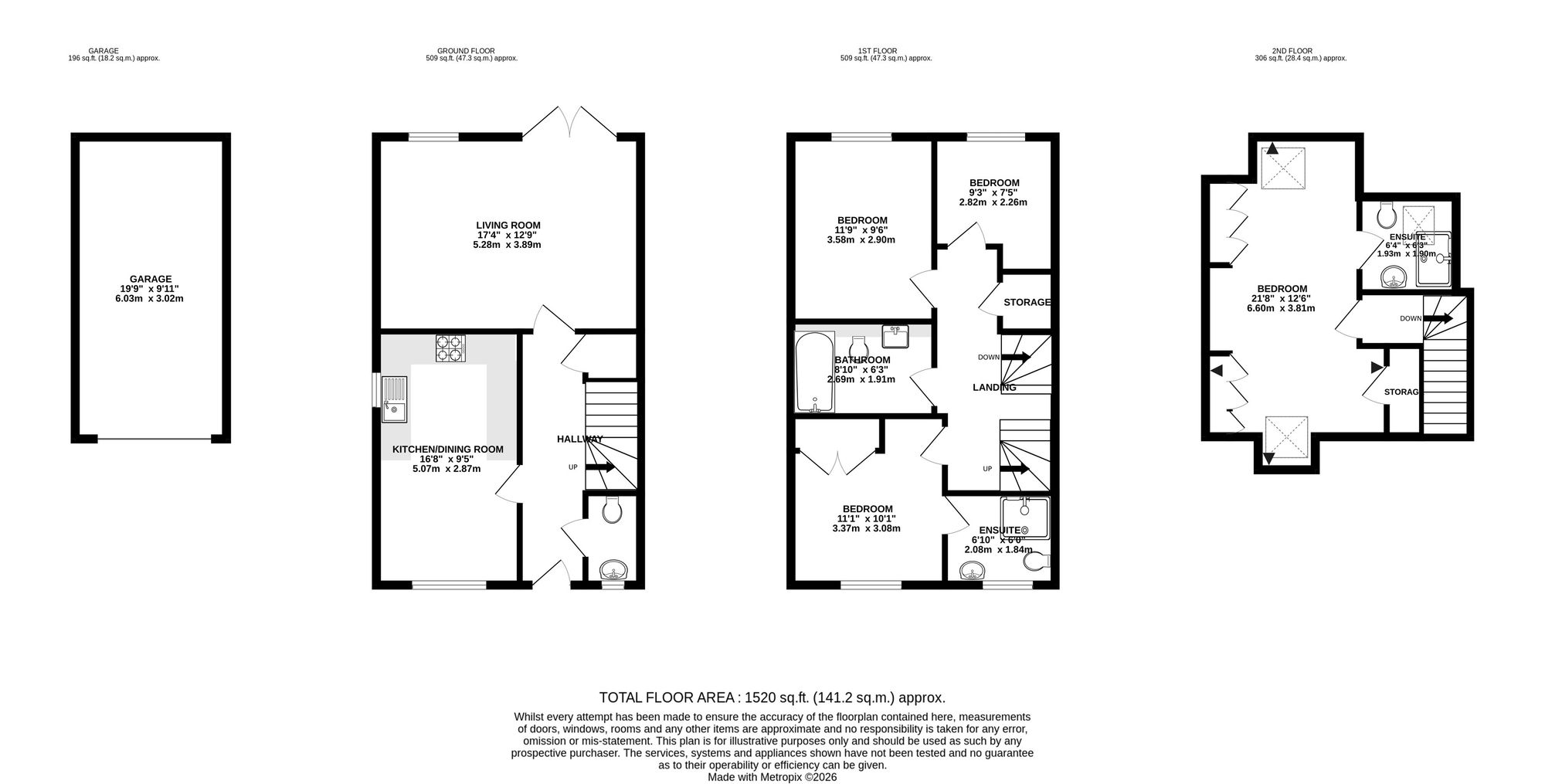 4 St. James Place, Southsea floorplan