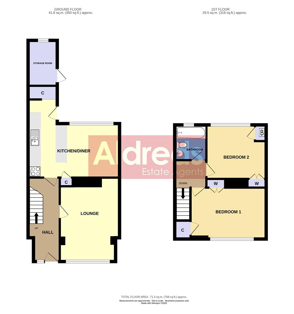 Emmanuel Avenue, Great Yarmouth floorplan