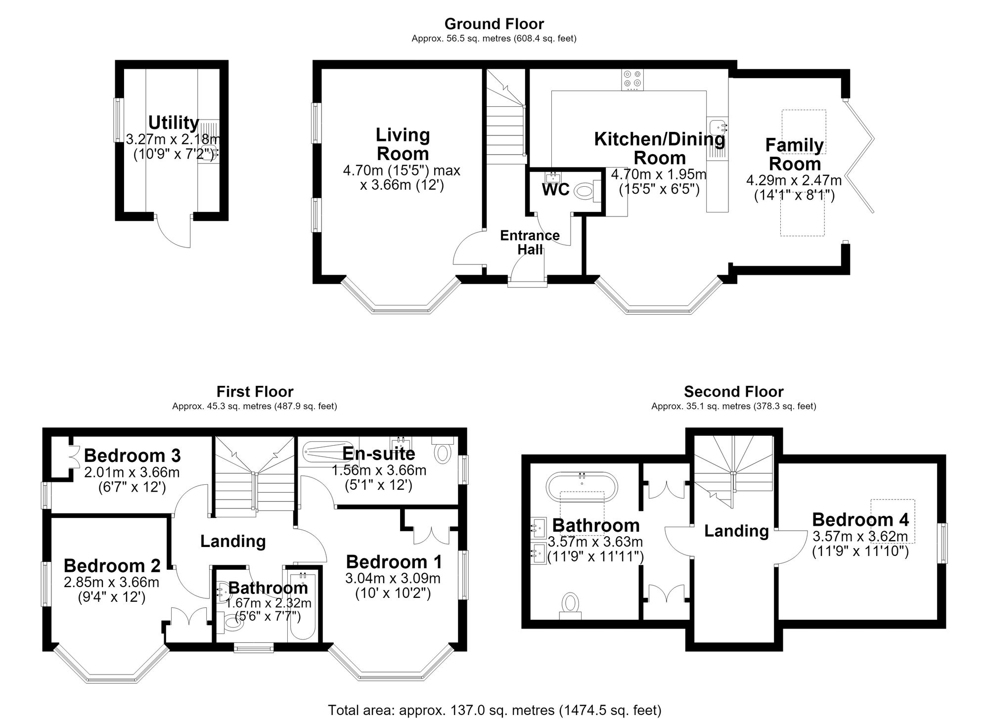 9 The Orchards, Warrington floorplan