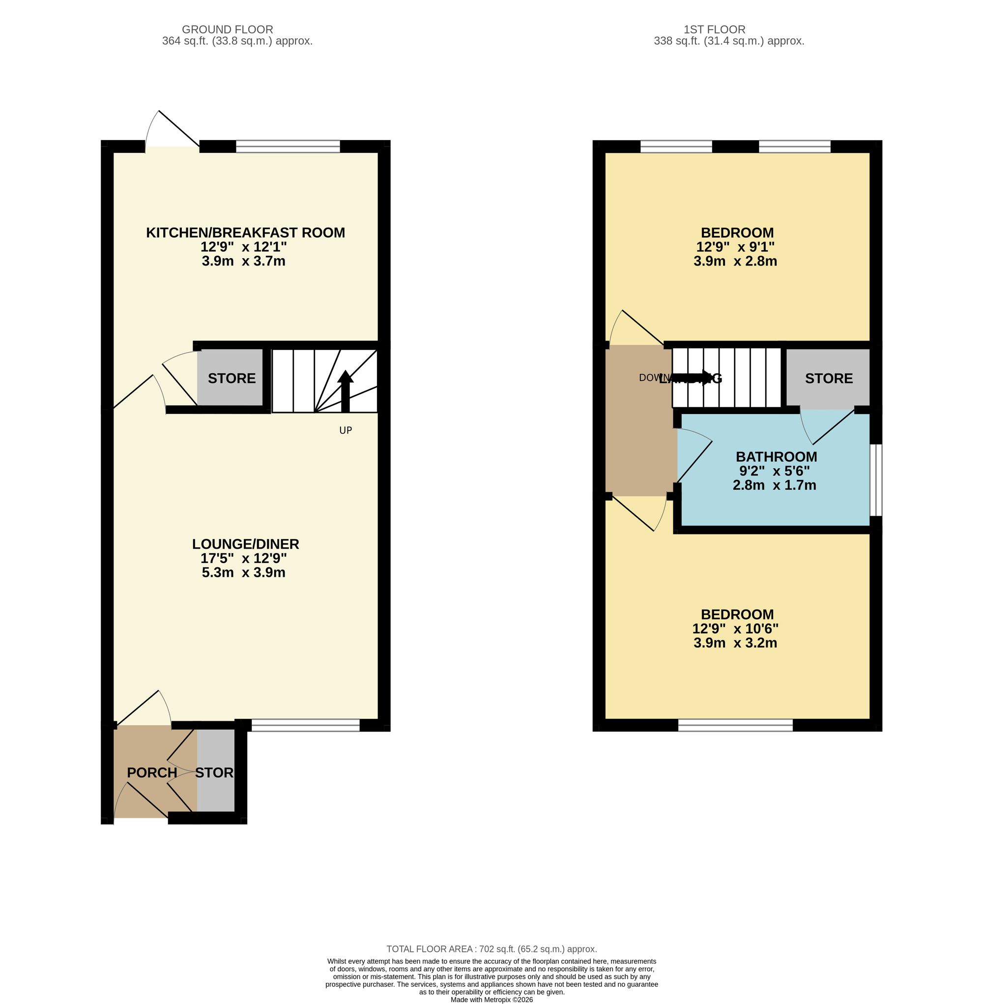18 Badham Close, Caerphilly floorplan