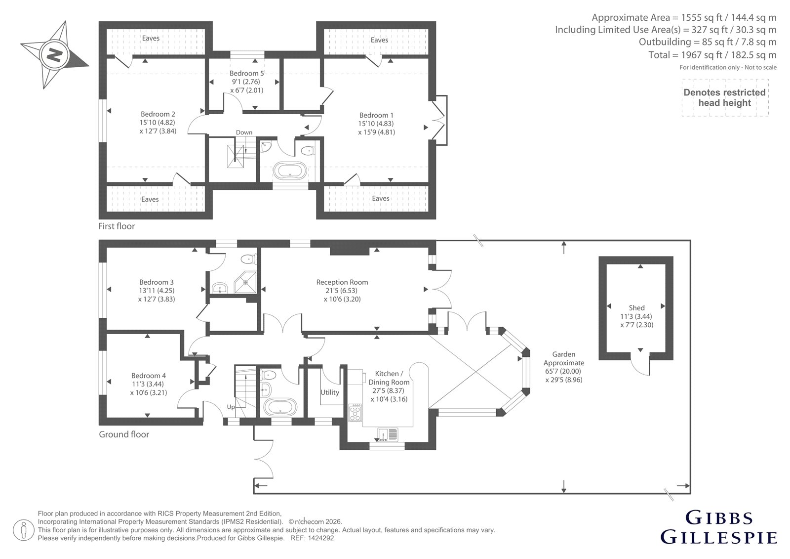 24, Bourn Avenue, Uxbridge floorplan