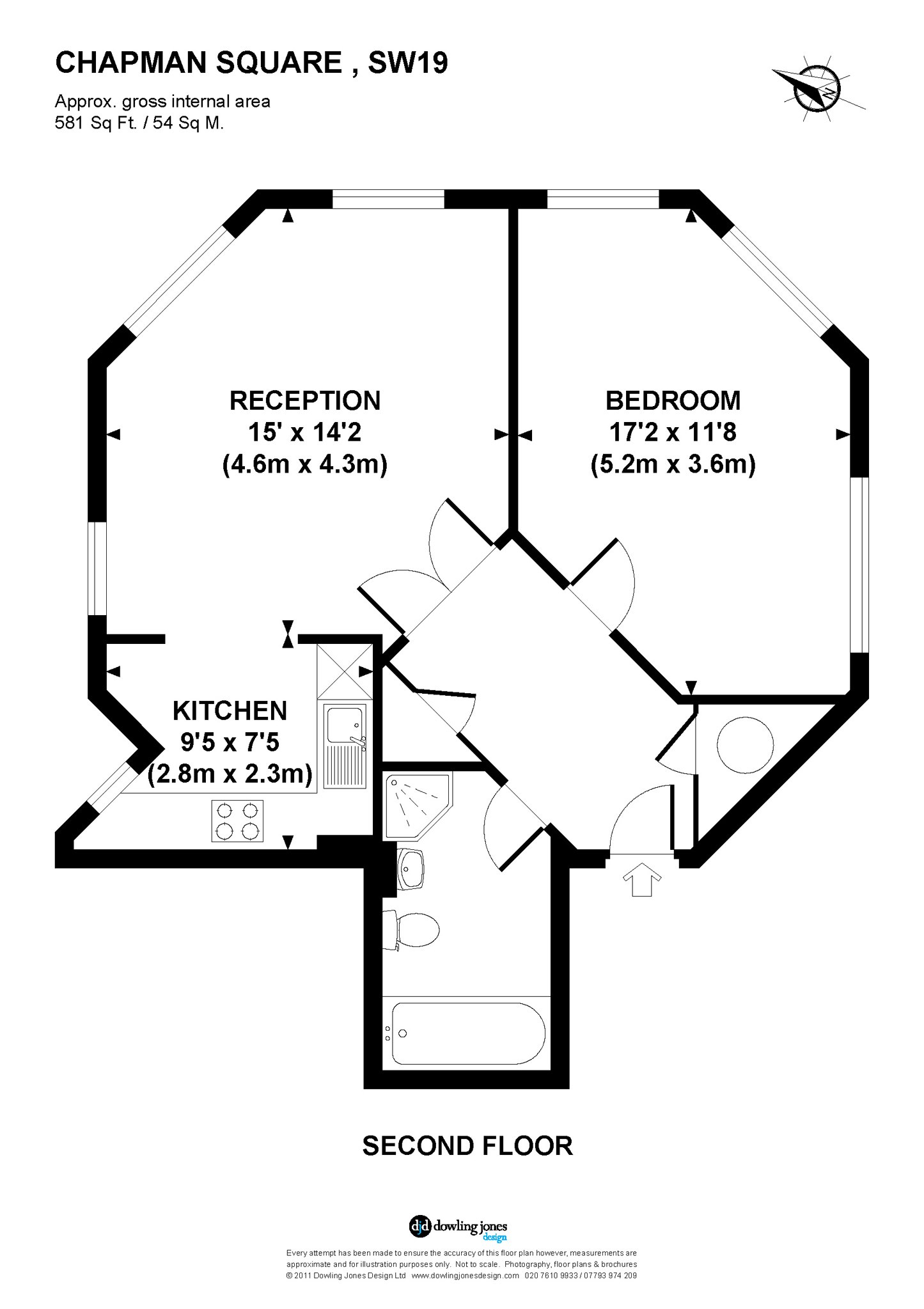 1 Bedrooms Flat to rent in Chapman Square, Wimbledon SW19