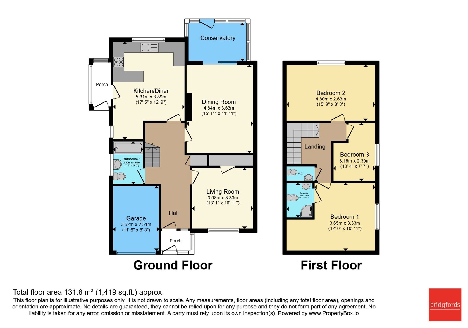 55, Green End, Manchester floorplan