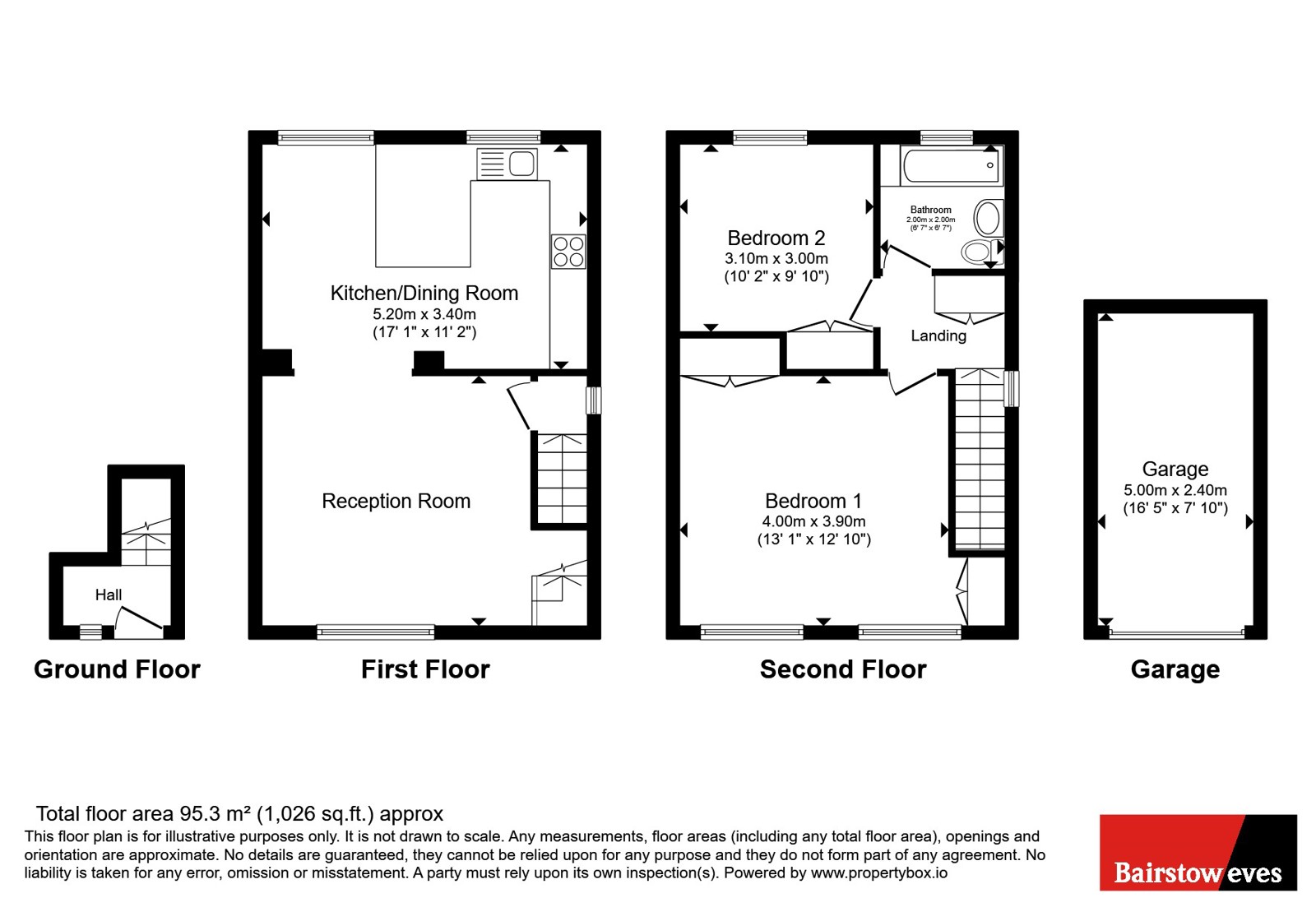 149, Woodpecker Mount, Croydon floorplan