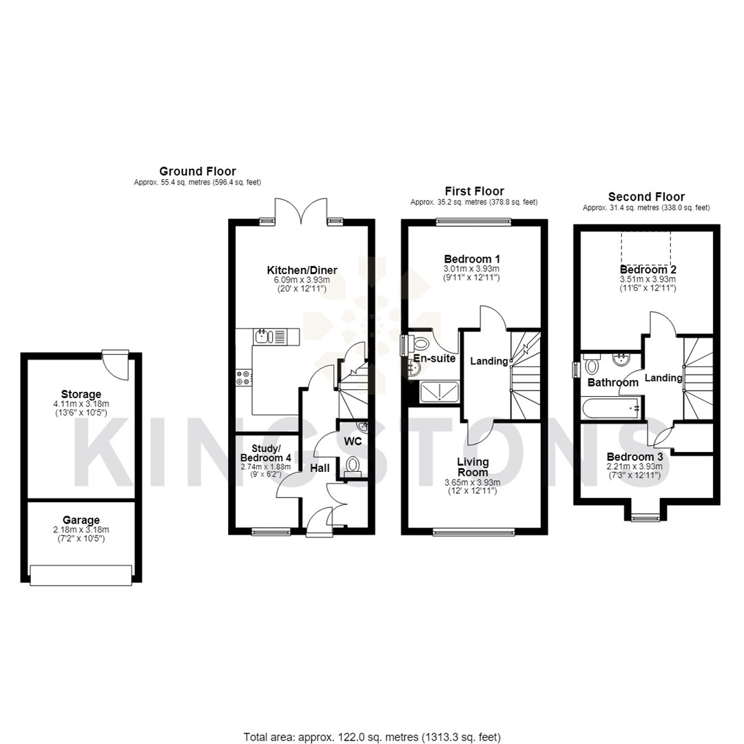 27A, Basil Drive, Melksham floorplan