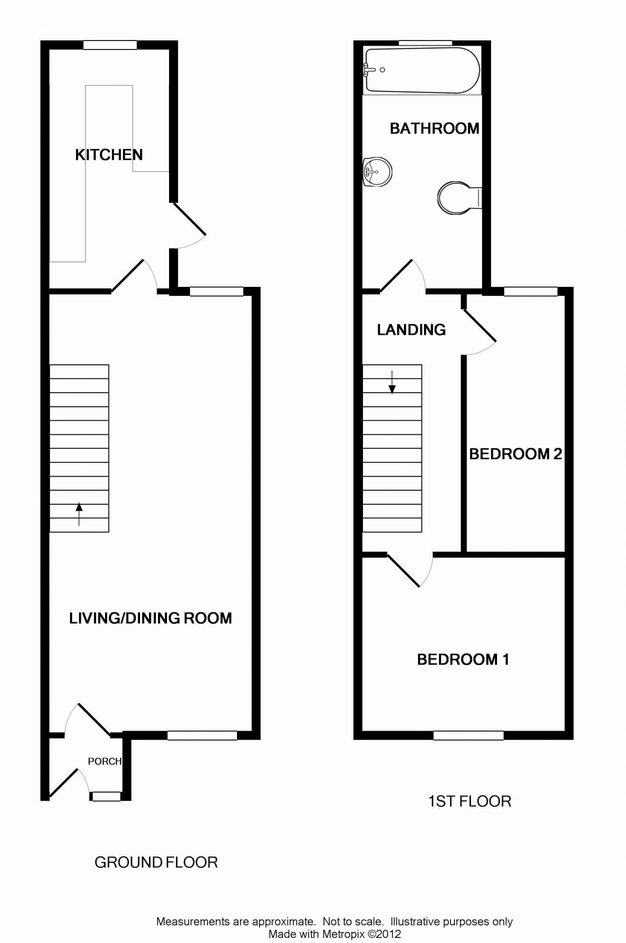 2 Bedrooms Terraced house to rent in Collis Street, Reading, Berkshire RG2
