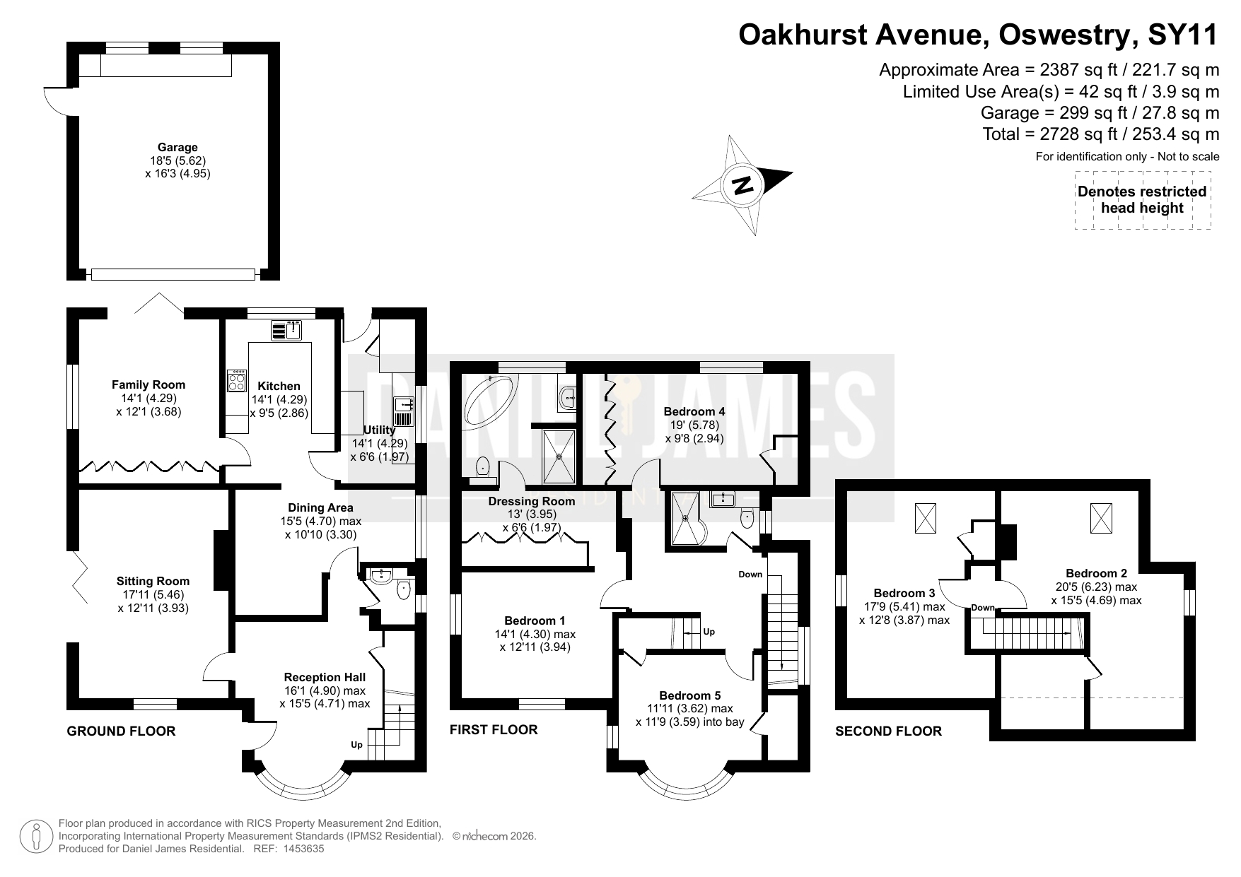 Gable End, OSWESTRY floorplan