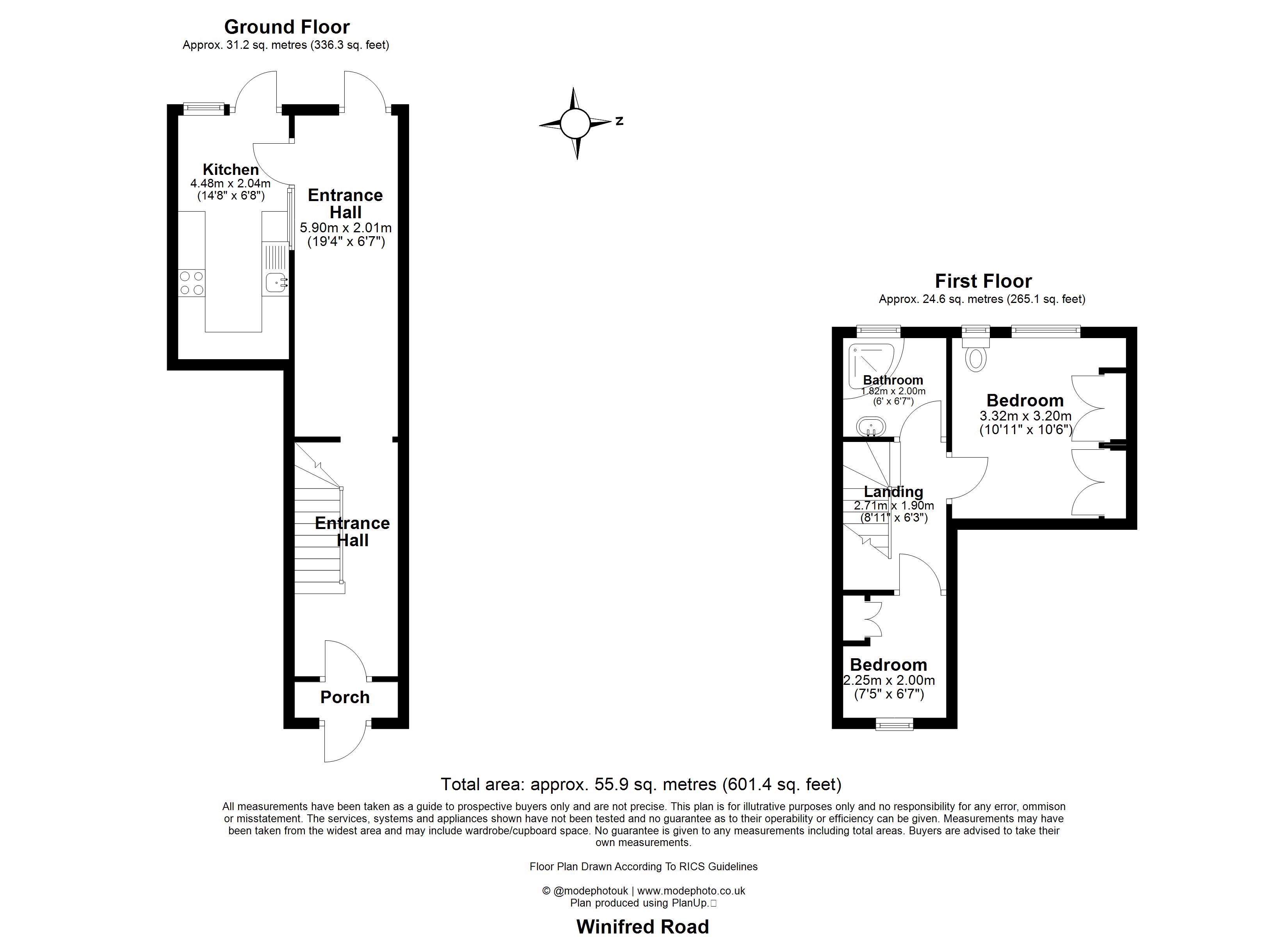 1, Winifred Road, Dagenham floorplan
