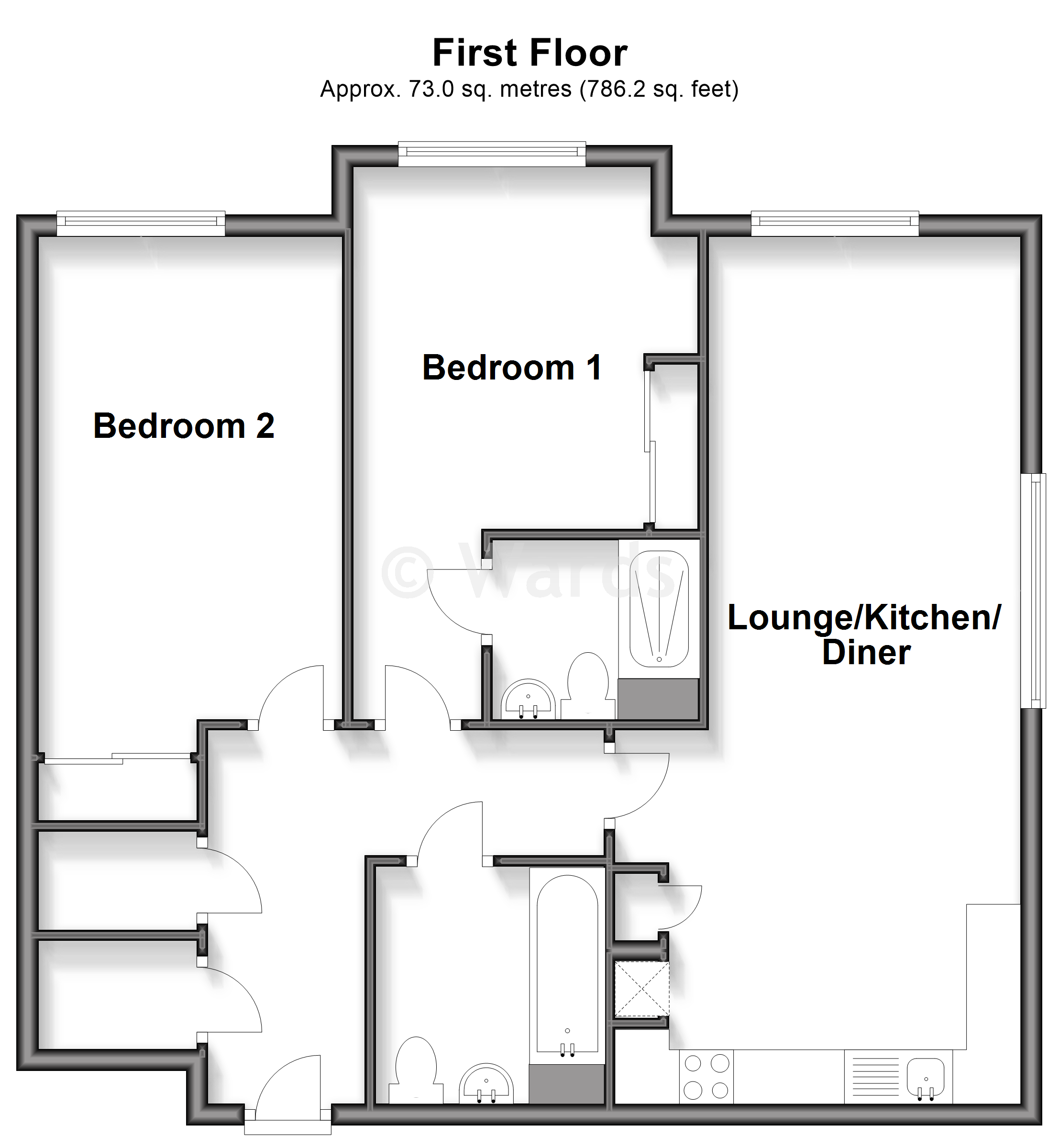 Whitbread Court, Bramling Way, Gillingham floorplan