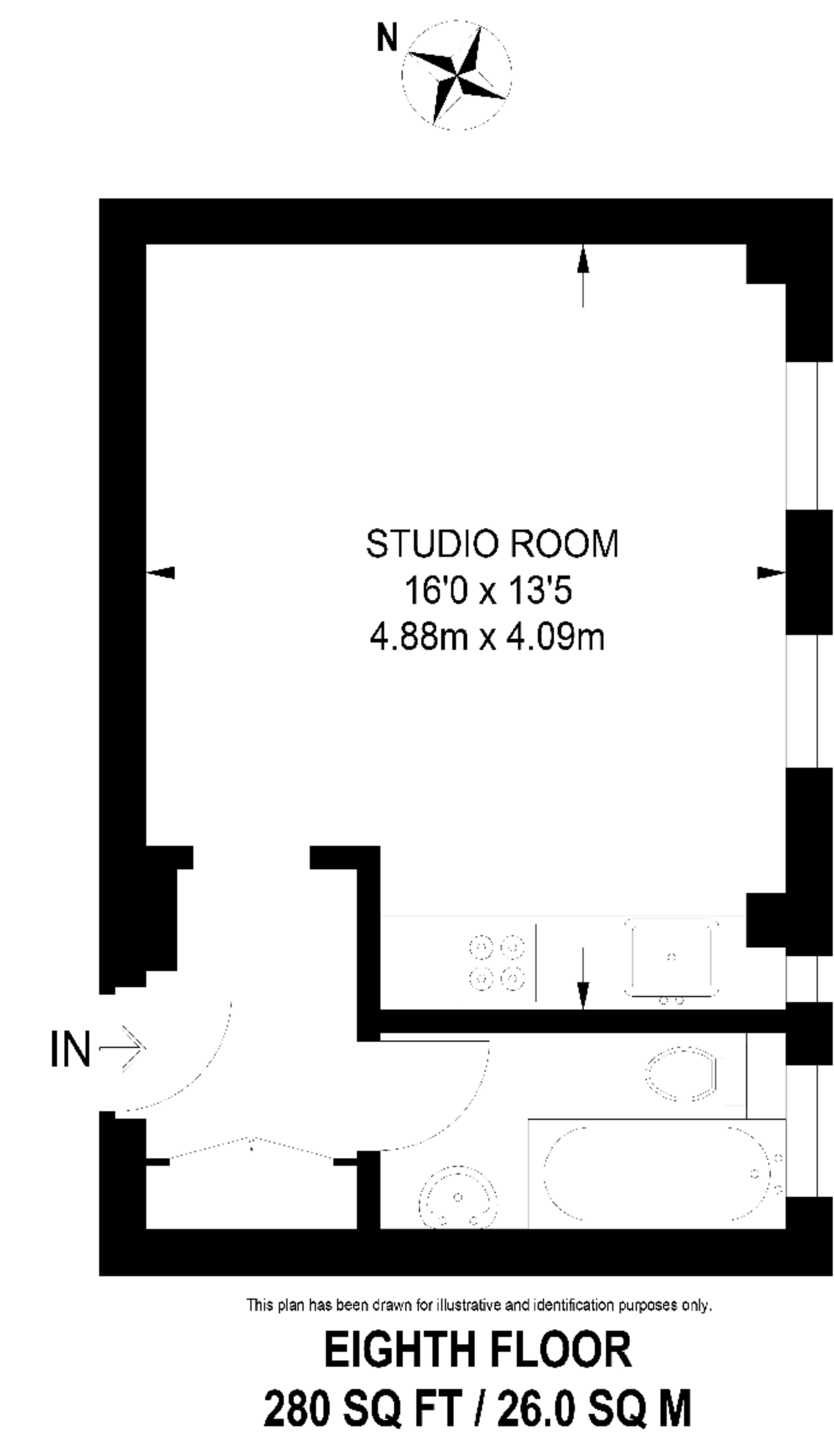 Edgware Road, Hyde Park Estate floorplan