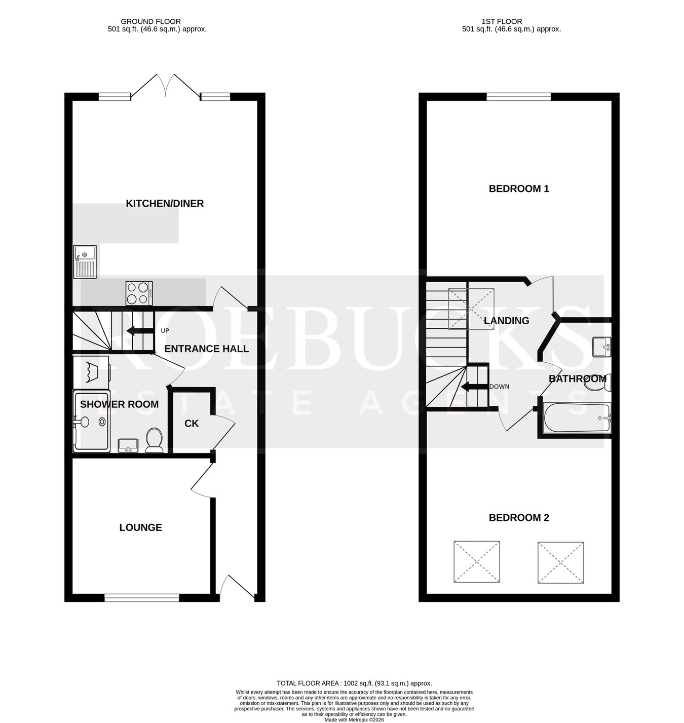 9b, Broom Close, Barnsley floorplan