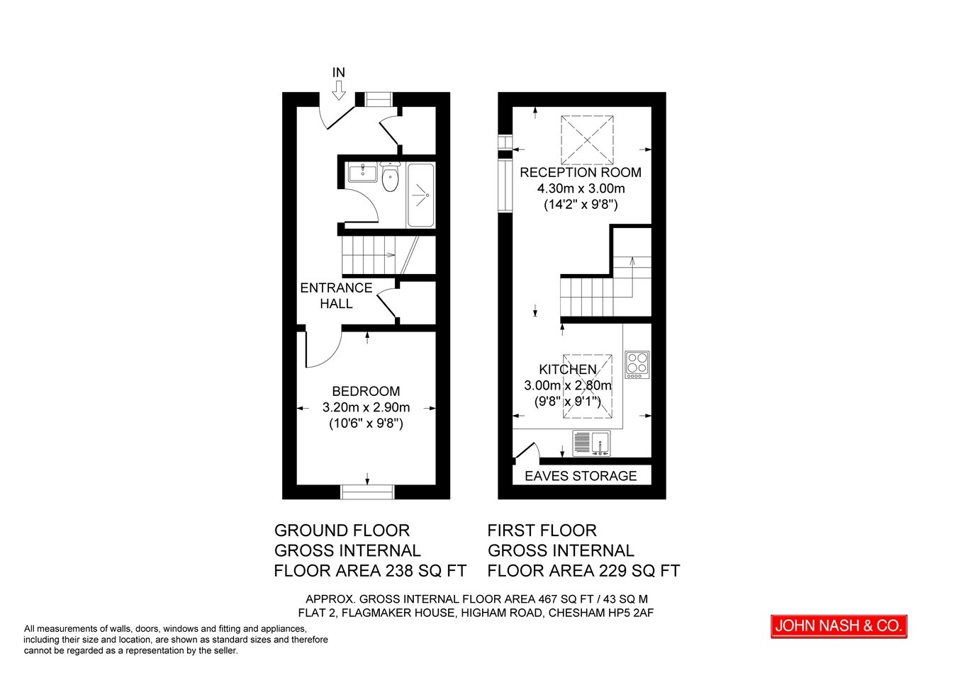 2, Flagmaker House, Higham Road, Chesham floorplan