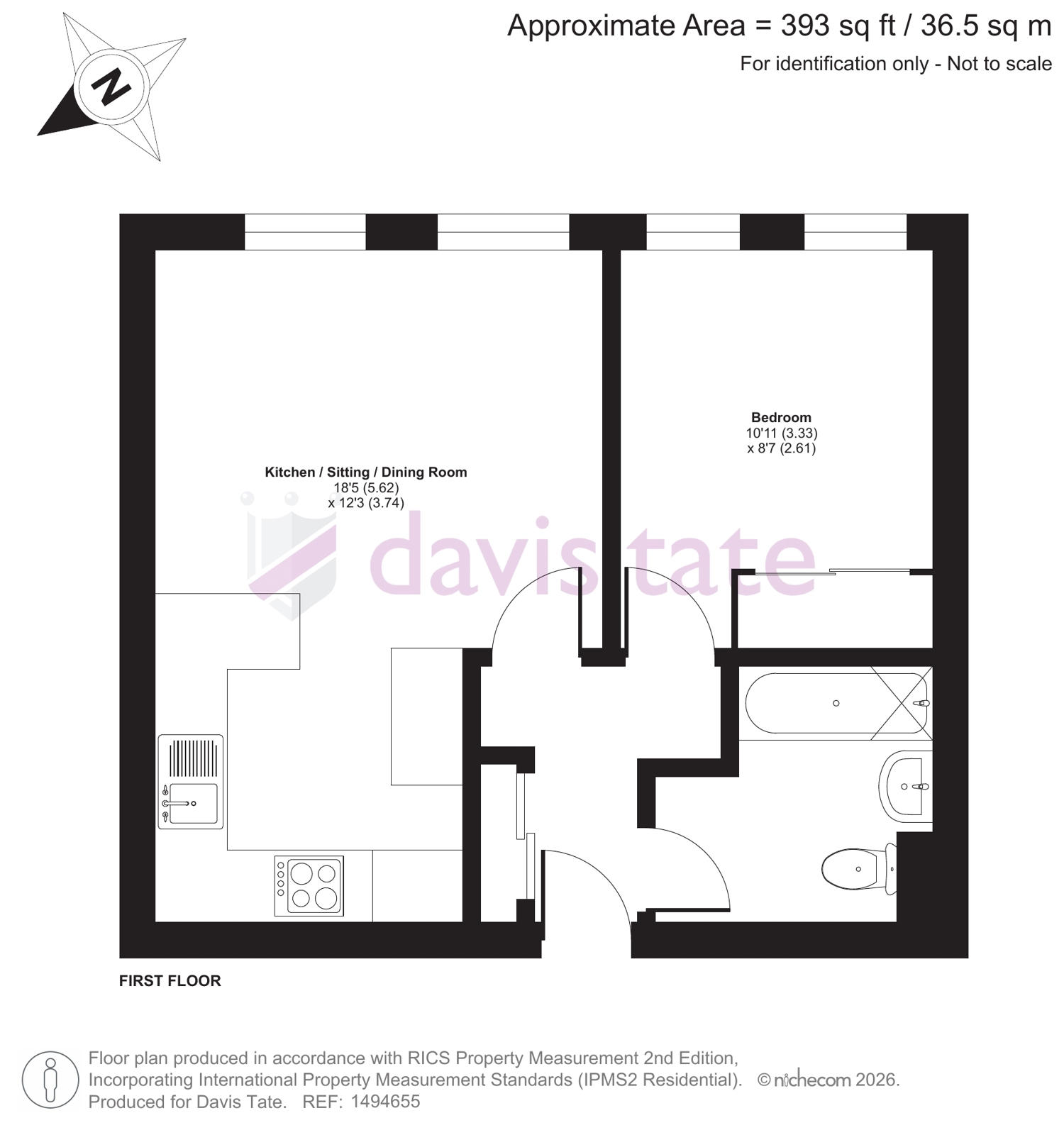 Flat 2, 42, Knowsley Road, Reading floorplan