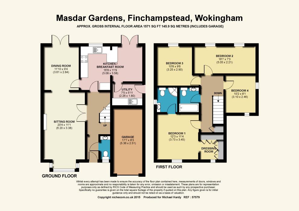 4 Bedrooms Detached house for sale in Masdar Gardens, Finchampstead, Berkshire RG40