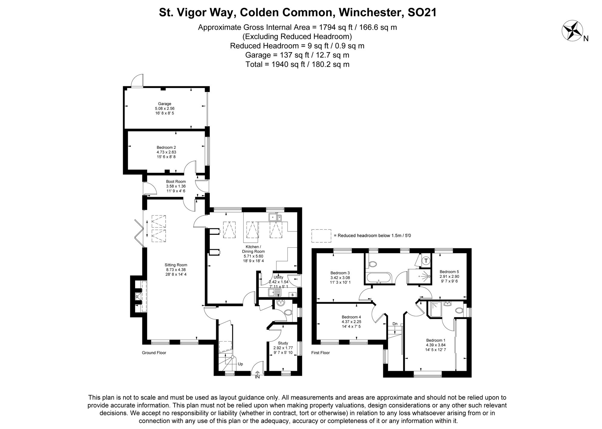 17 St. Vigor Way, Winchester floorplan