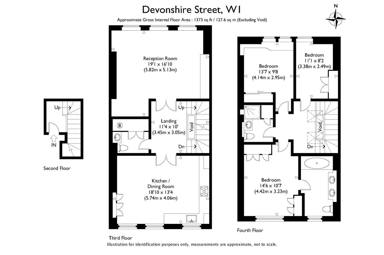 3 Bedrooms Flat for sale in Devonshire Street, London W1G