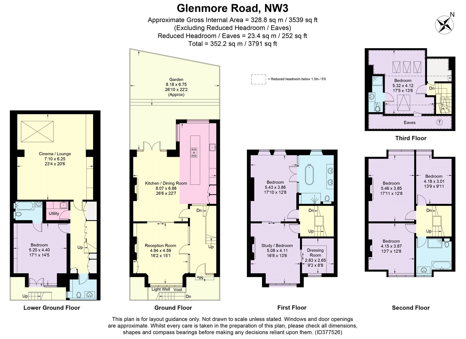 6, Glenmore Road, London floorplan