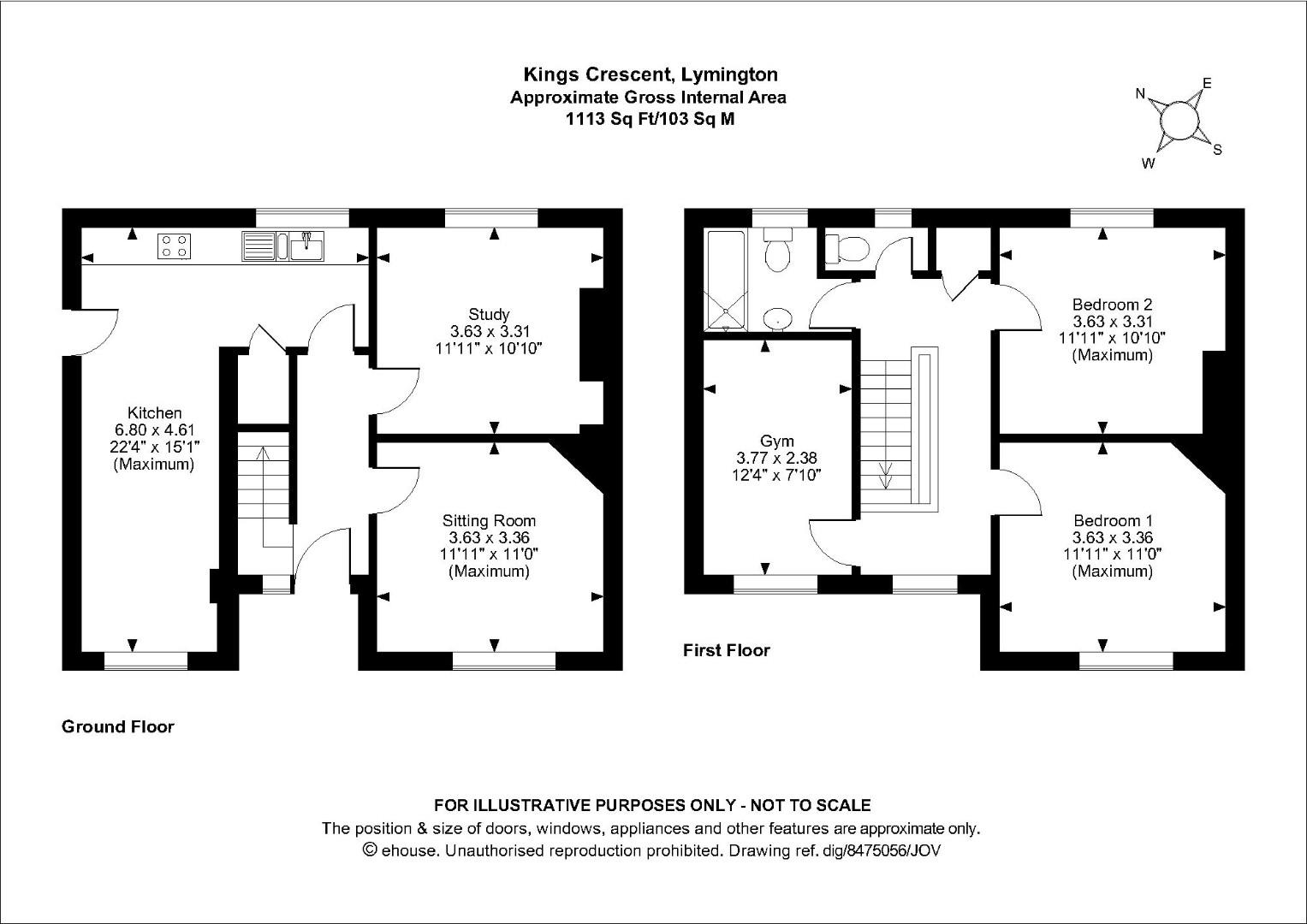 Kings Crescent, Lymington SO41, 4 bedroom property to rent 64149437