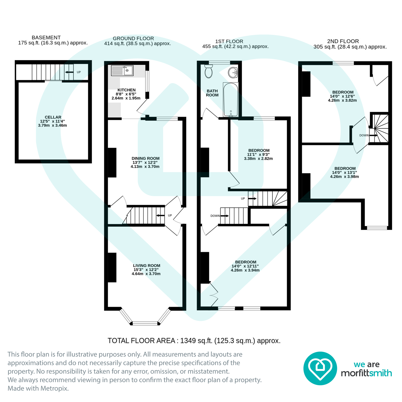 161, Steade Road, Sheffield floorplan