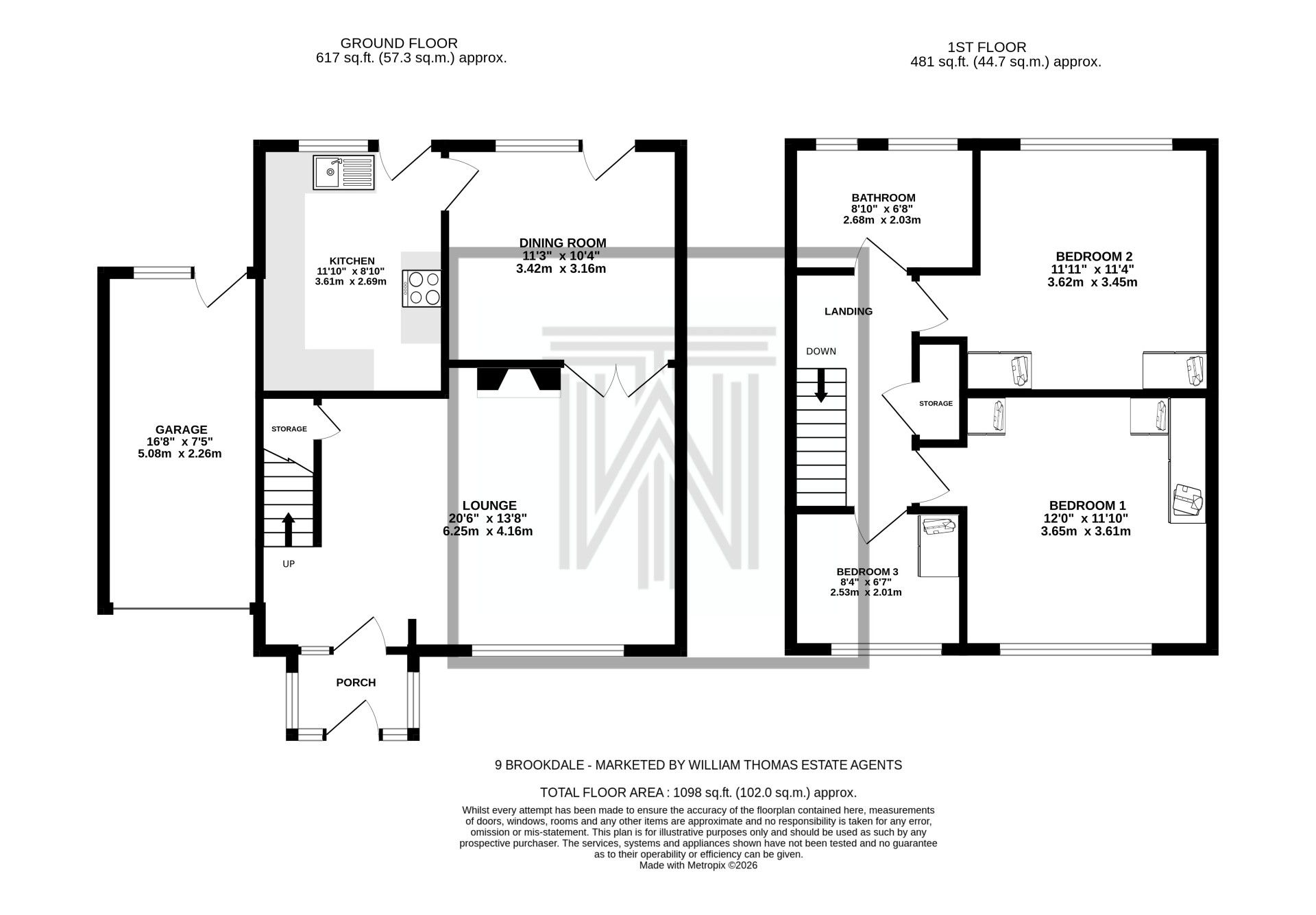 9, Brookdale, Bolton, BL7 floorplan