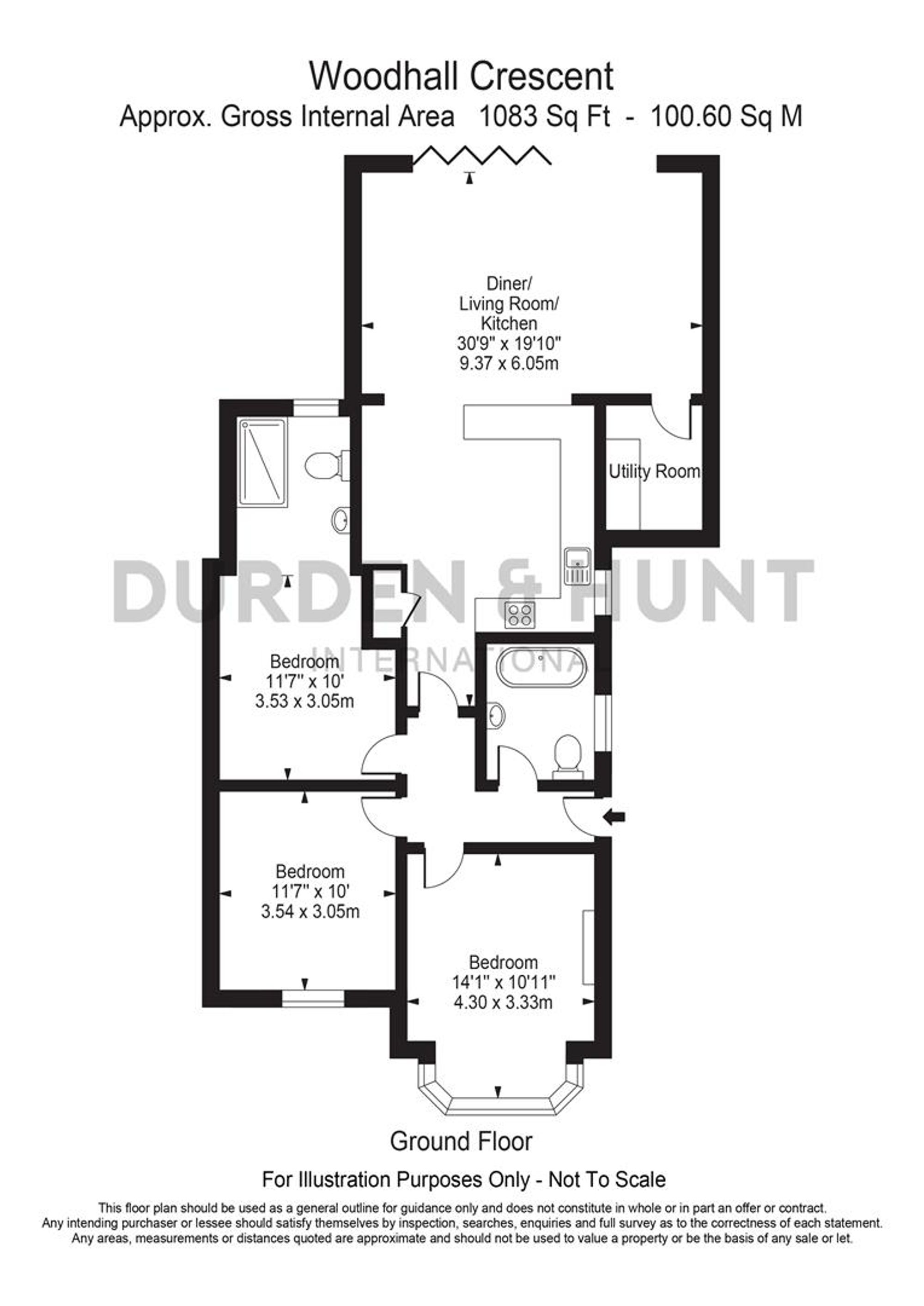 77 Woodhall Crescent, Hornchurch floorplan