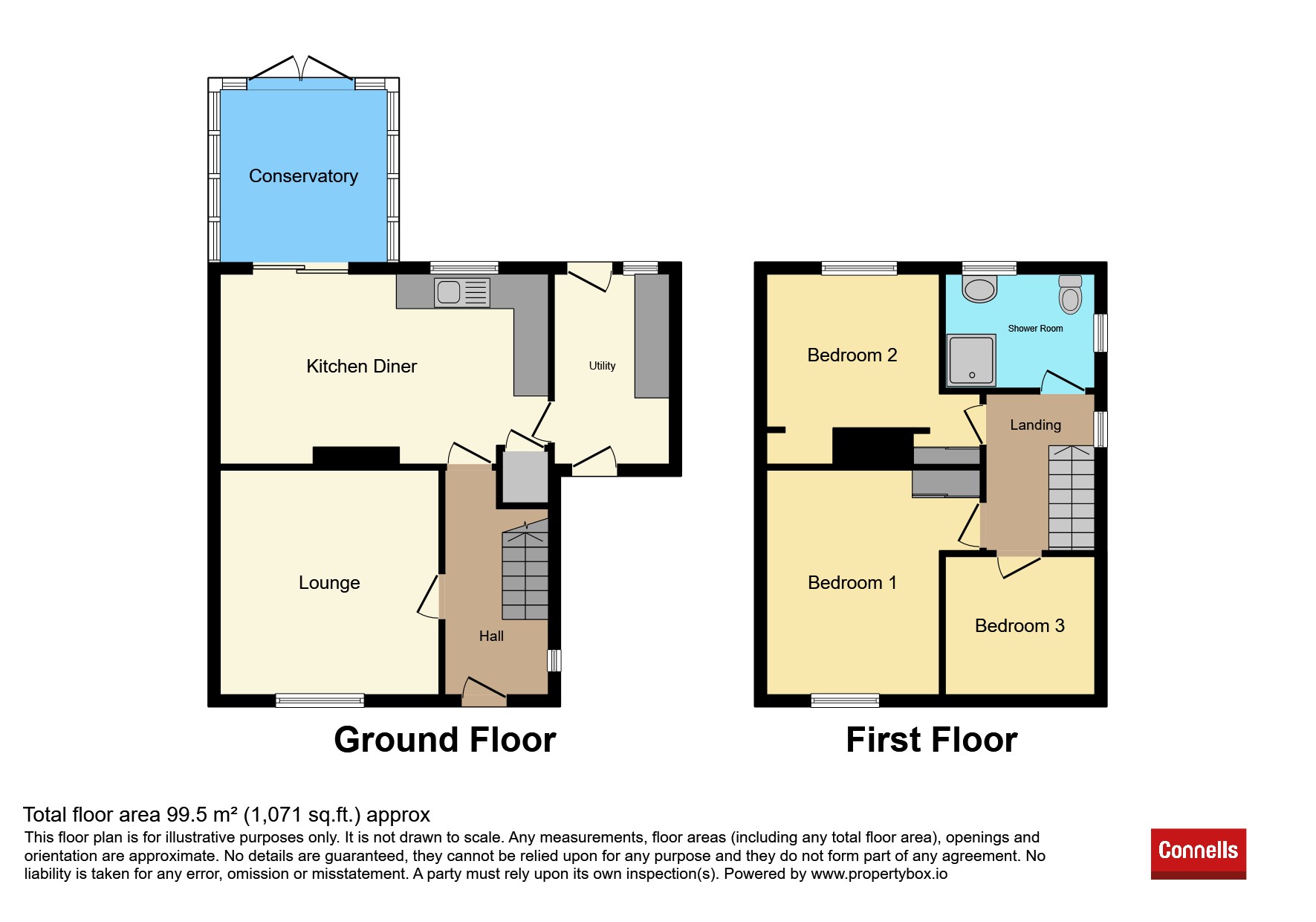 10, Rough Hills Close, Wolverhampton floorplan