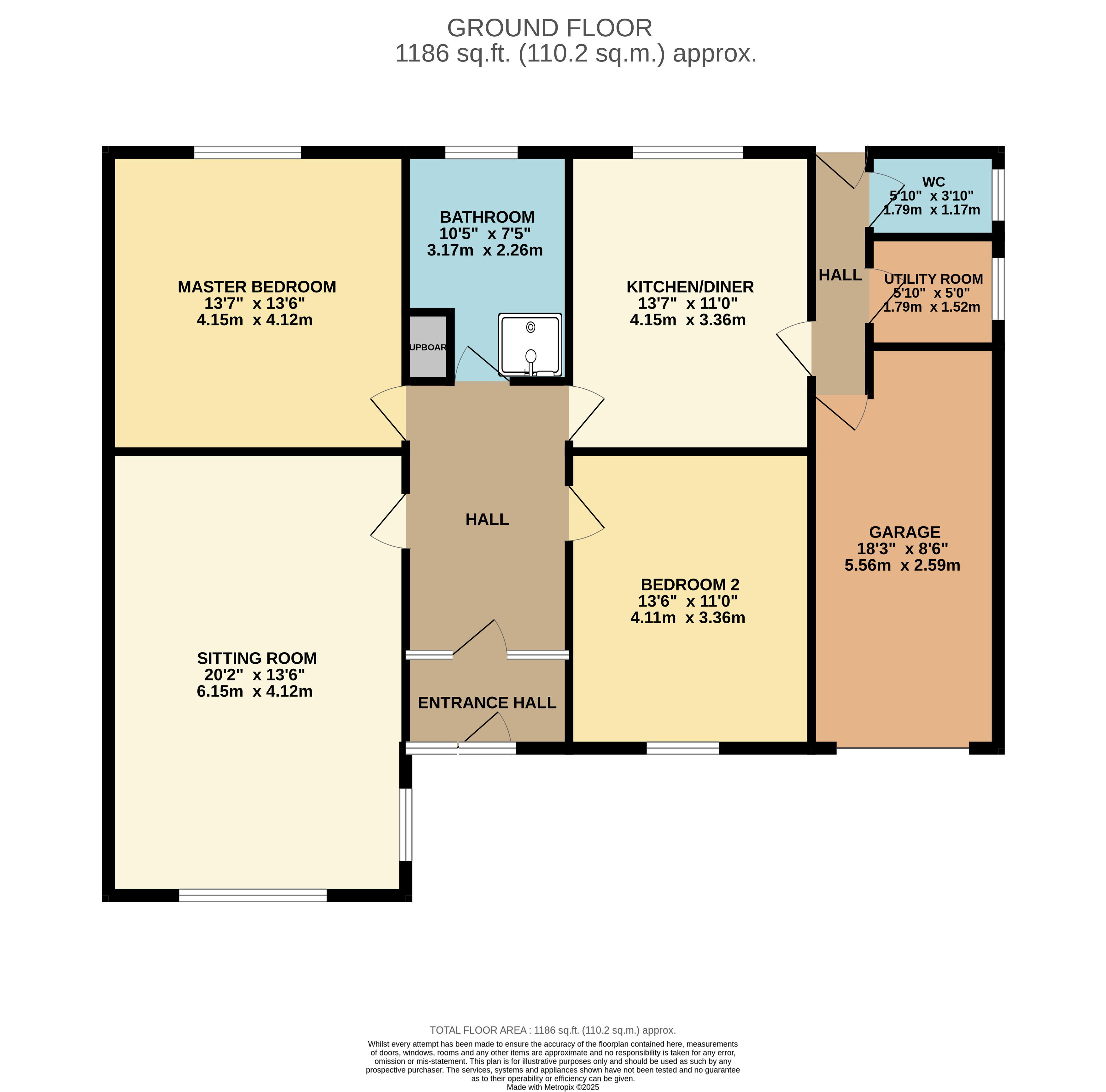 Ashbourne Road, Belper floorplan