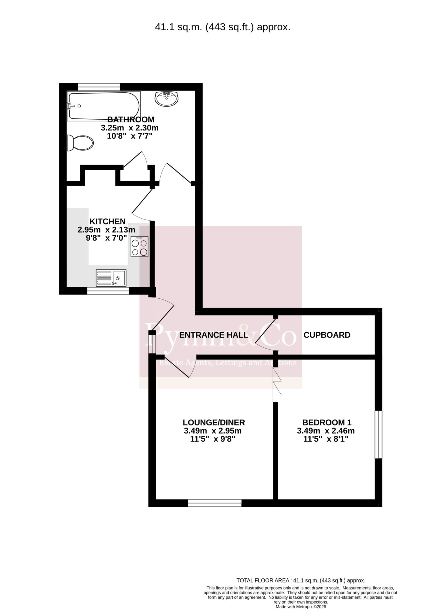 Flat 3, Park Lane, Norwich floorplan