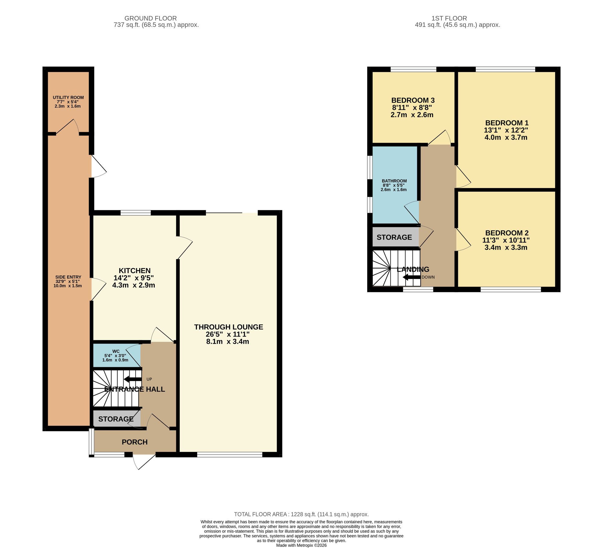 23 Stuarts Drive, Birmingham floorplan