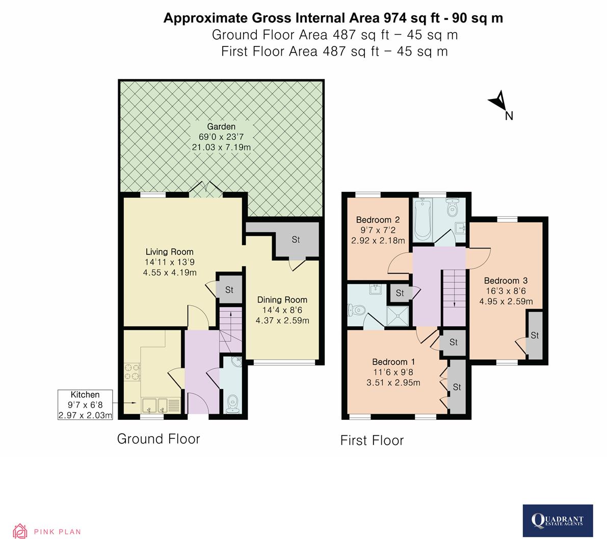 6, Rowan Close, Bicester floorplan