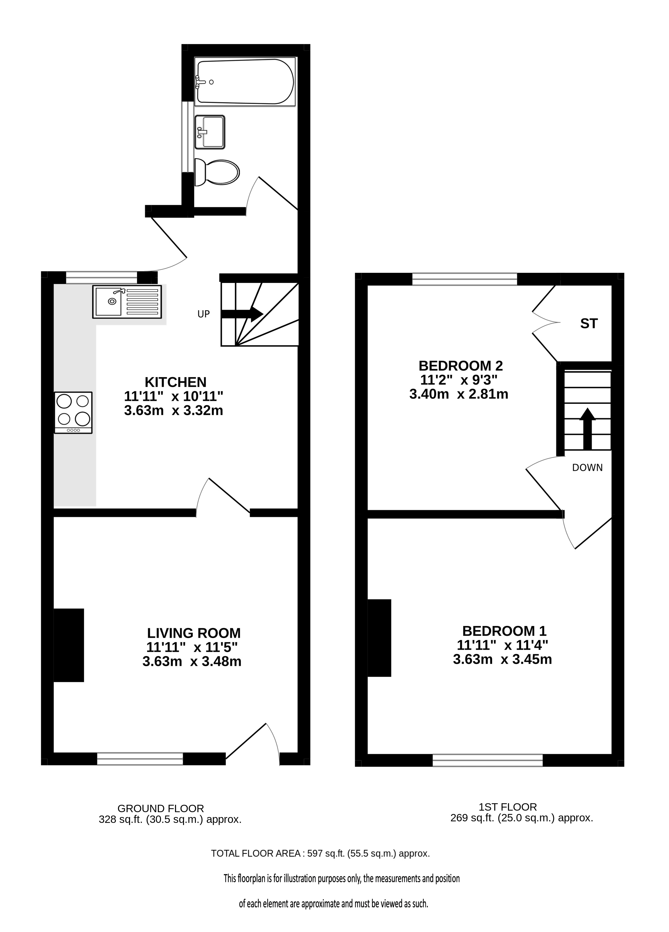 3, Cravells Road, Hertfordshire floorplan