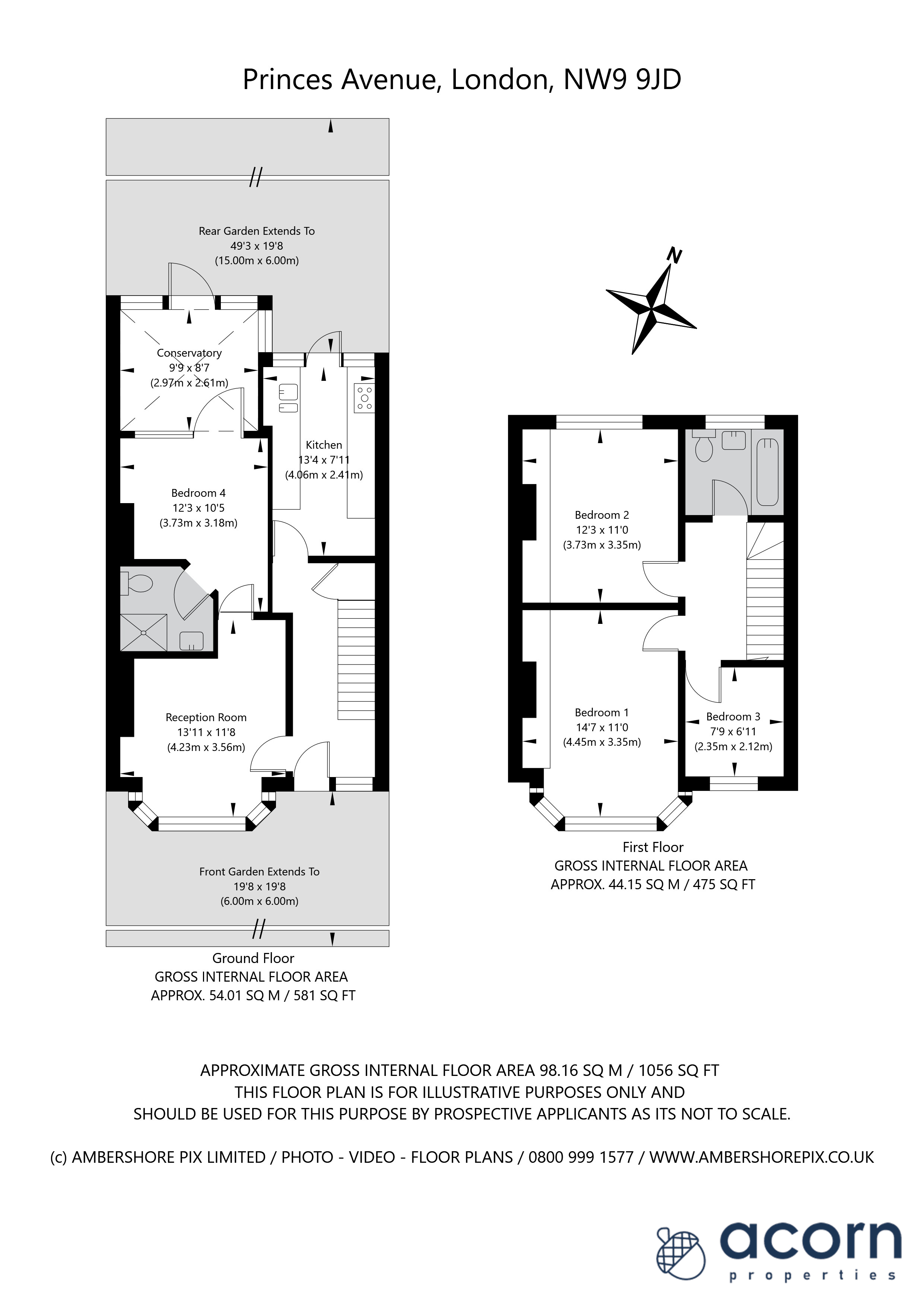 Princes Avenue, London floorplan
