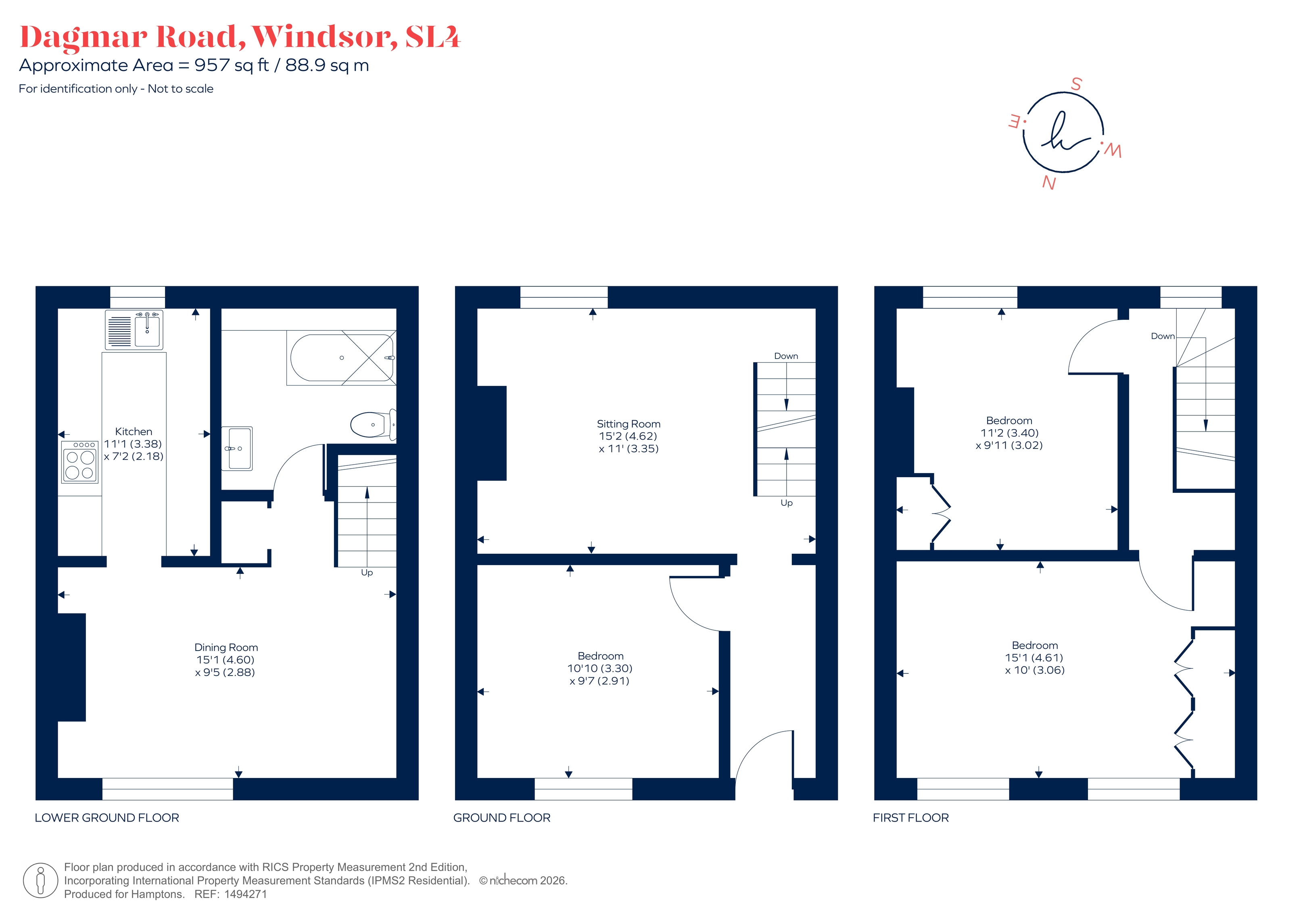 8, Dagmar Road, Windsor floorplan