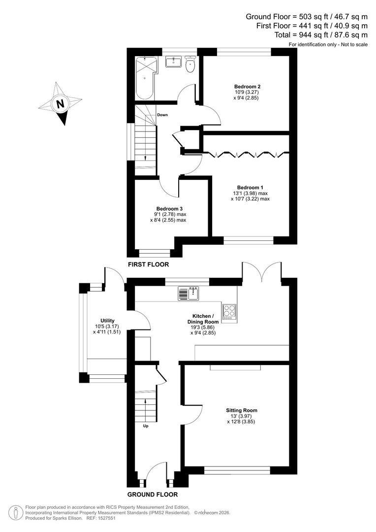 72, Westfield Road, Chandler's Ford floorplan