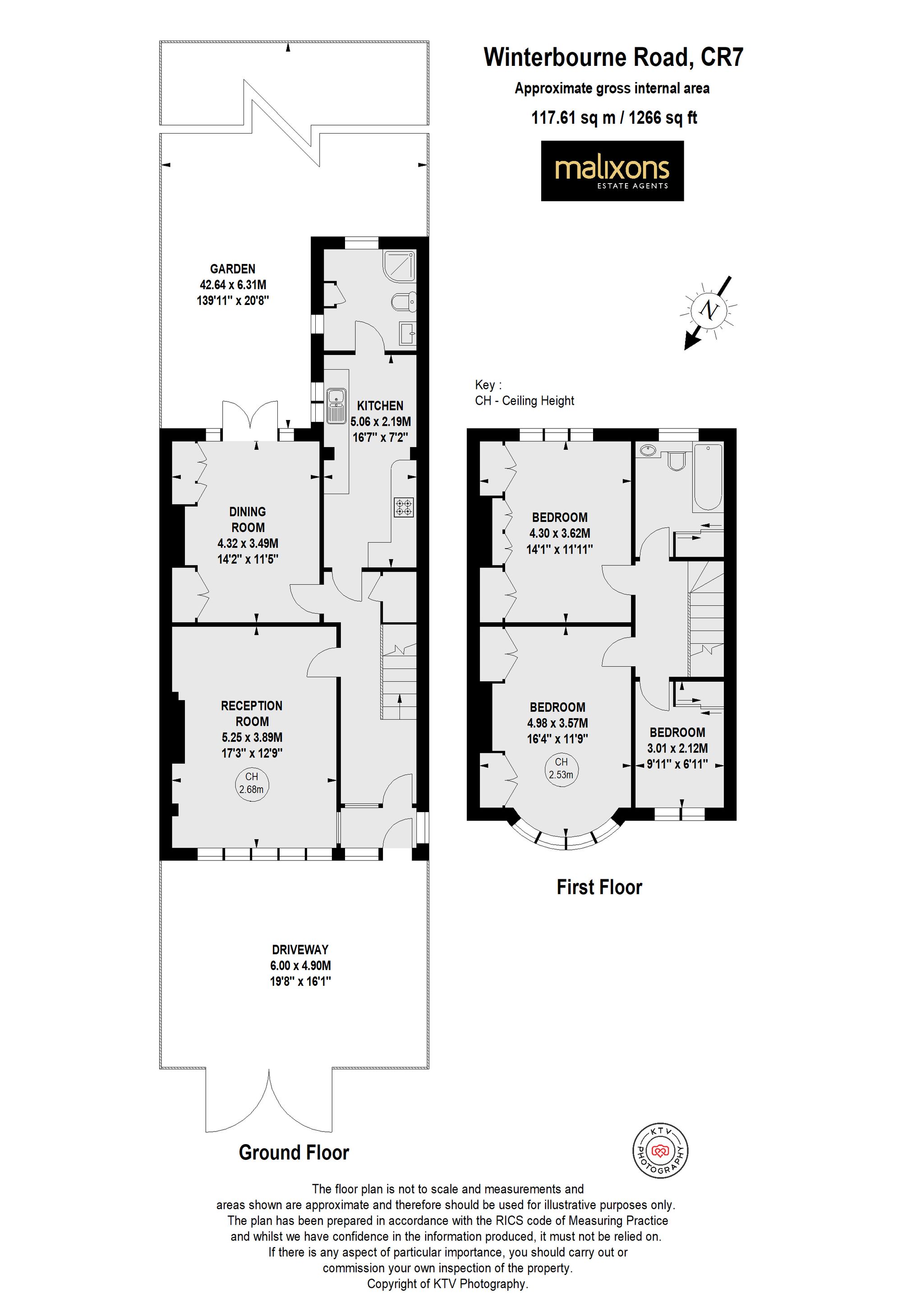 6 Winterbourne Road, Thornton Heath floorplan