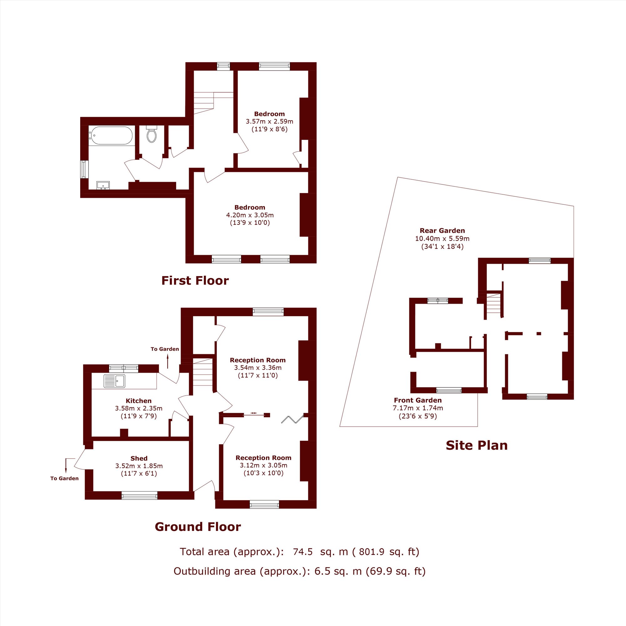 95, Marne Street, London floorplan