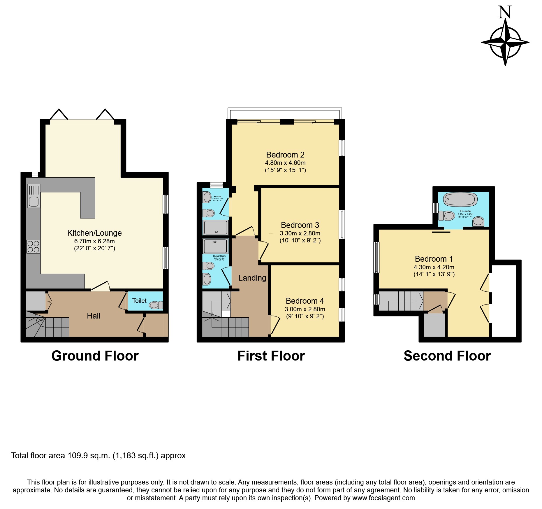 31, Priory Road, London floorplan