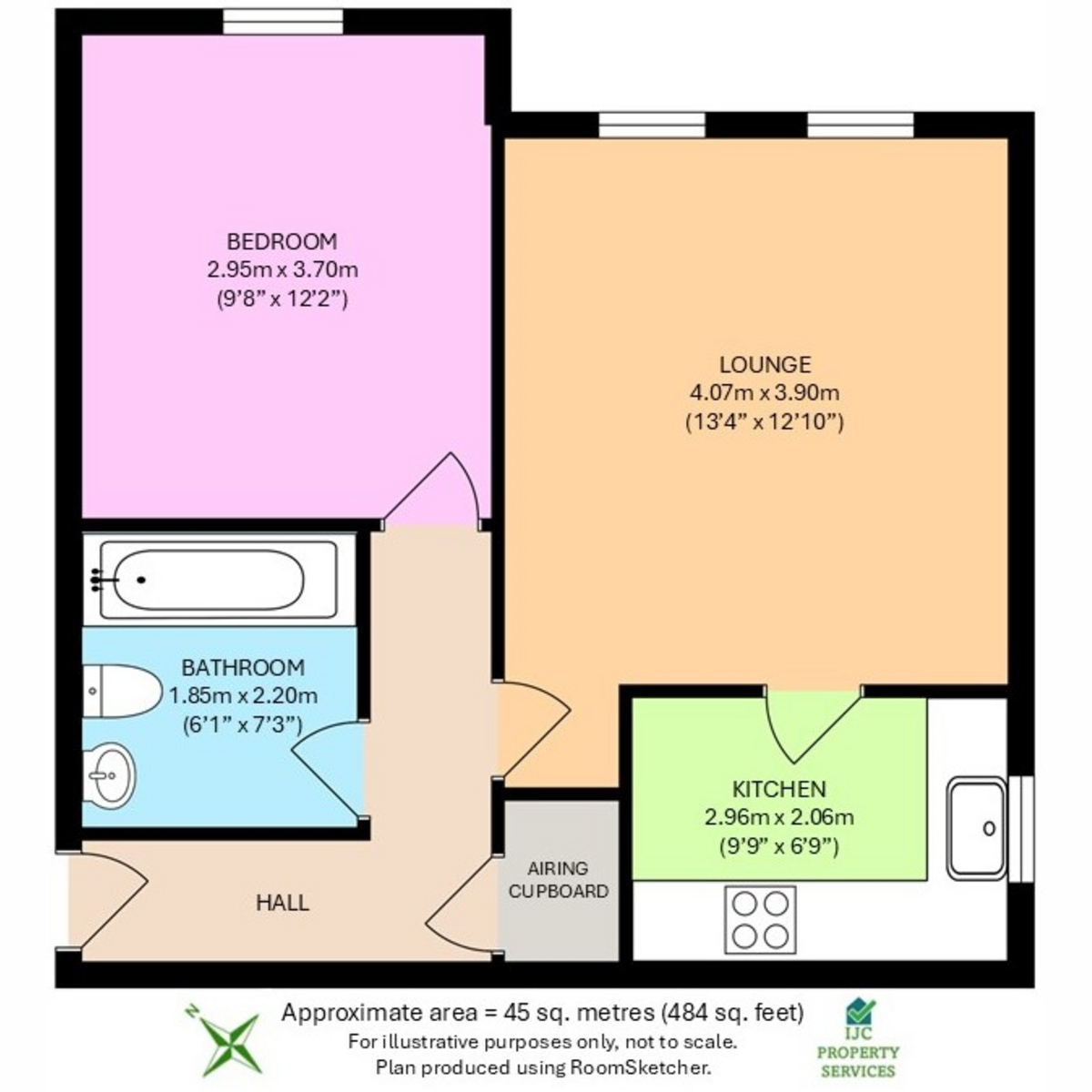 Flat 1, 1, Rowley Mews, Dursley floorplan