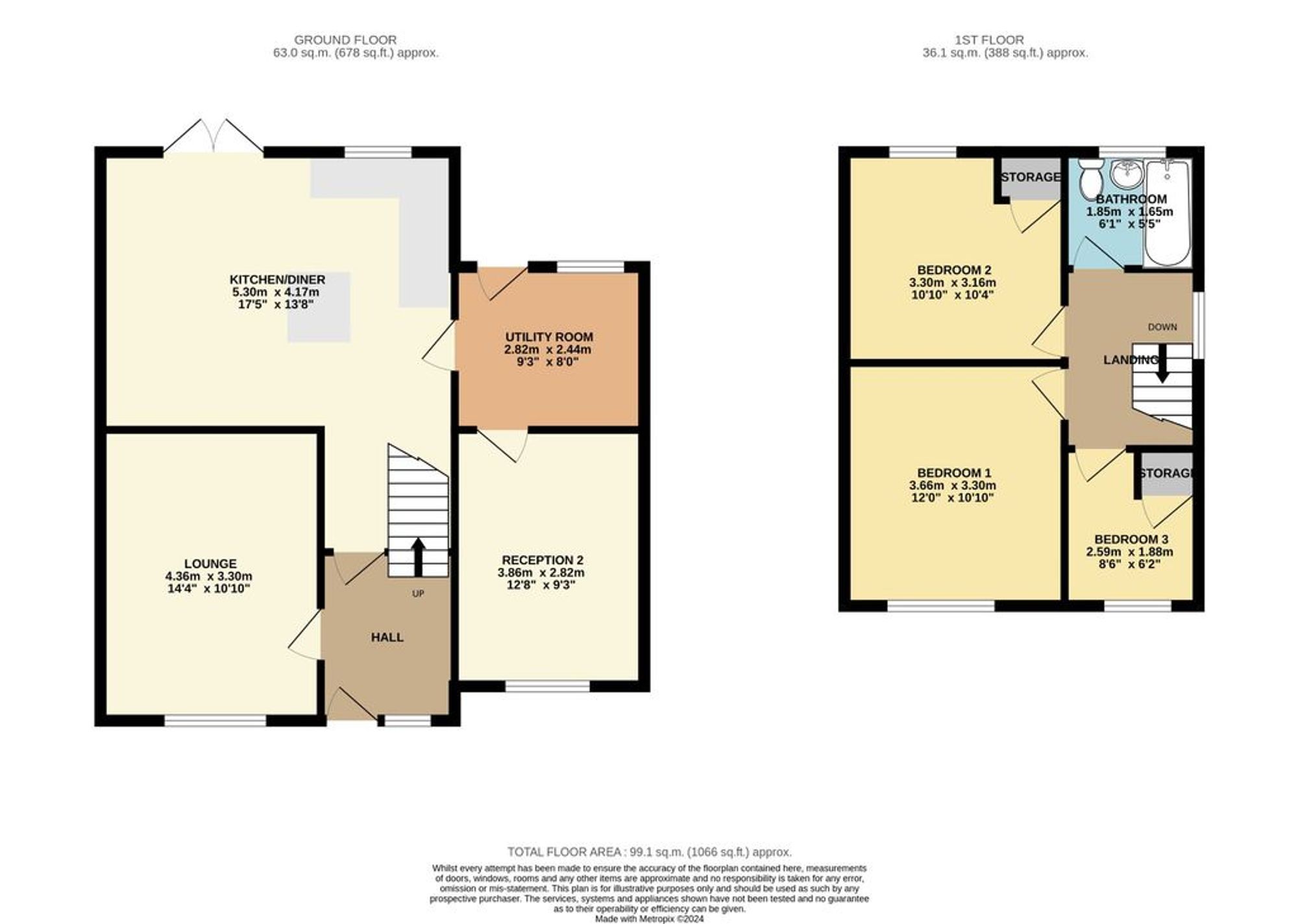 23 Girvan Crescent, Wigan floorplan