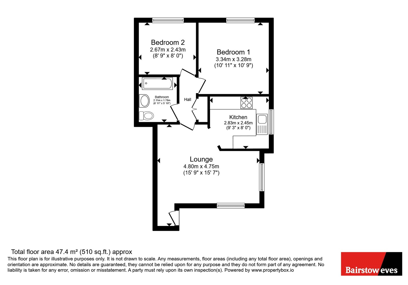 25, Vicarage Square, Essex floorplan