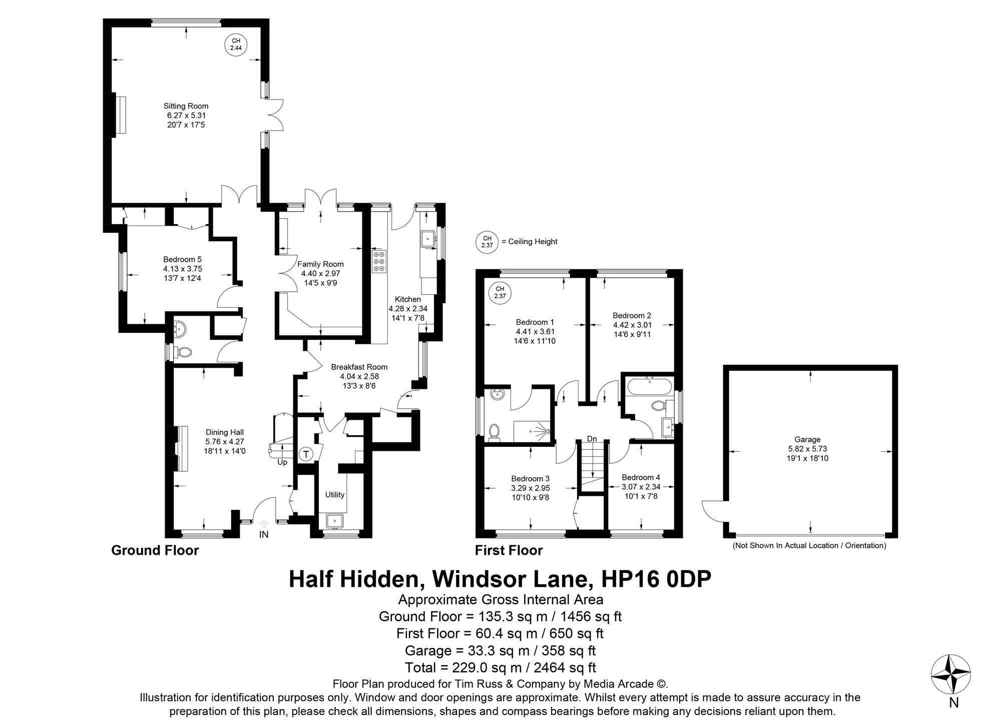 Half Hidden Windsor Lane, Great Missenden floorplan