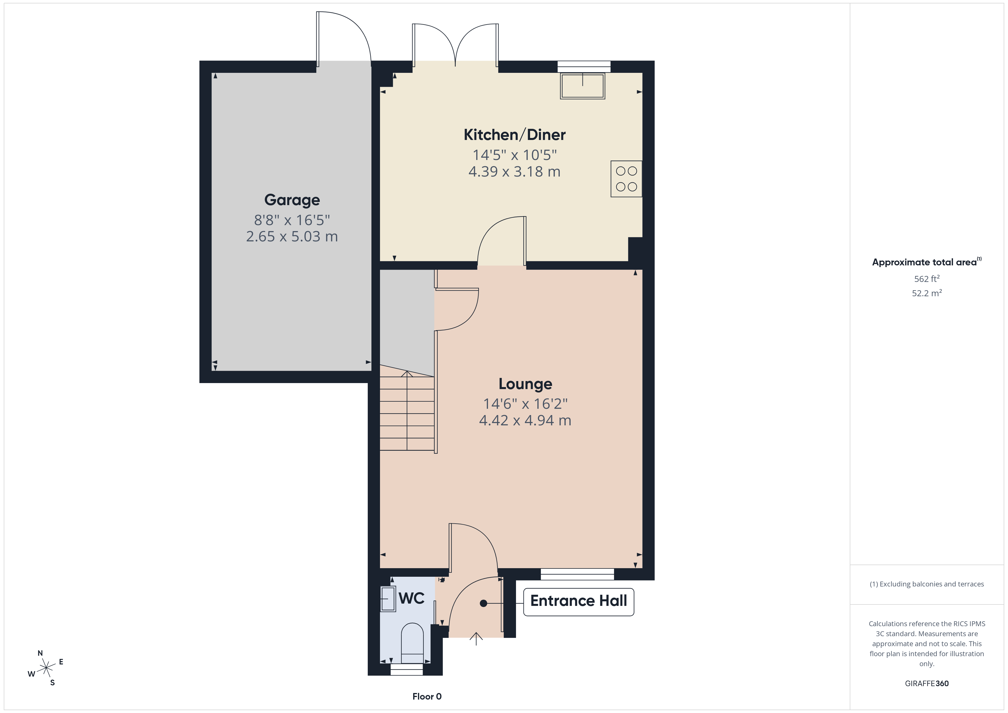 9, The Beeches, Bridgwater floorplan