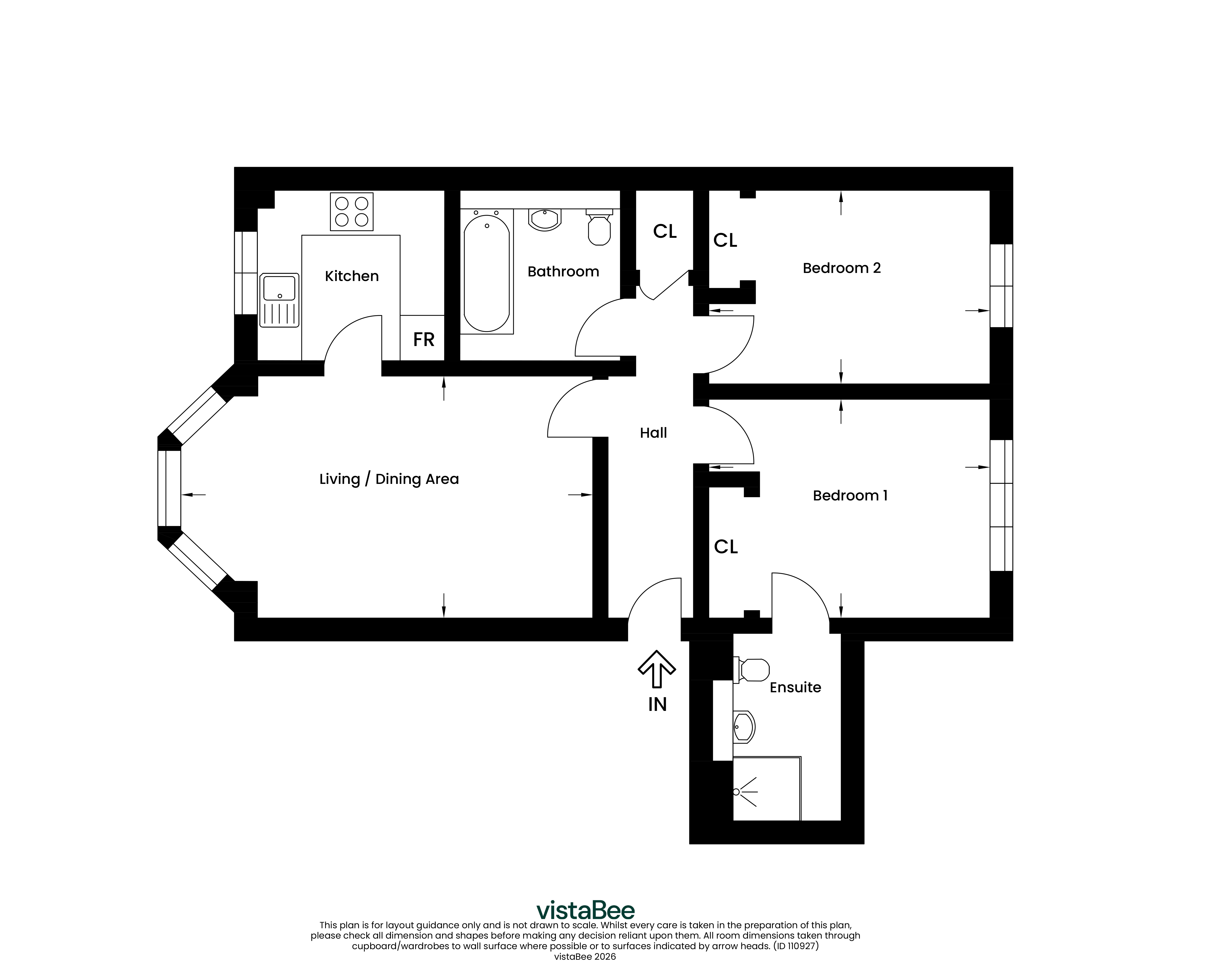 Flat 3, 4, Clyde View Court, Glasgow floorplan